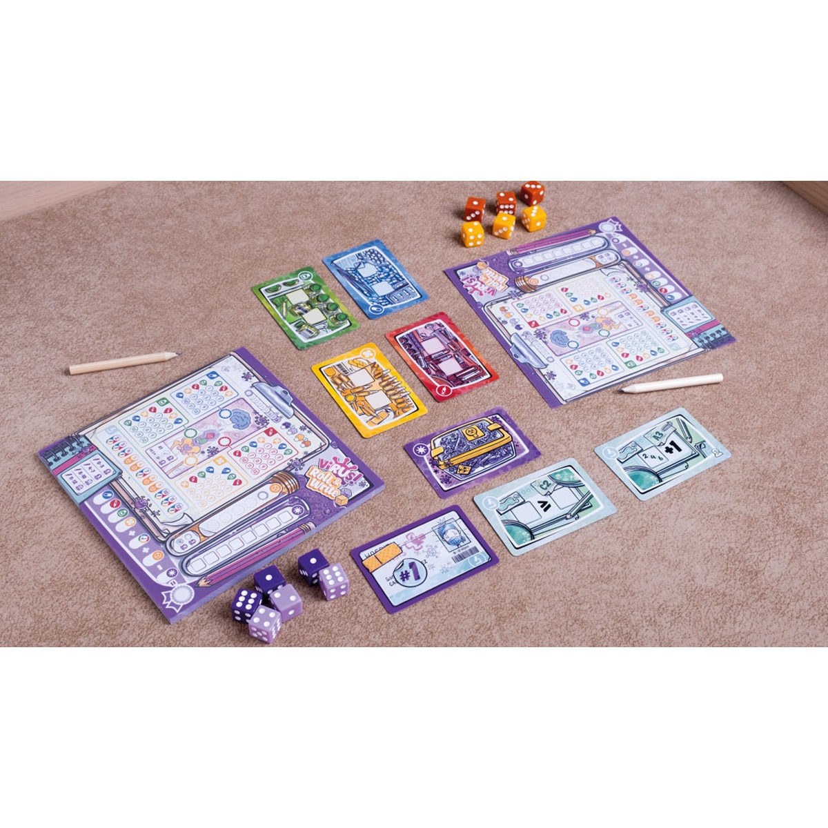 Juego de mesa Virus! Roll & Write Tranjis Games 3