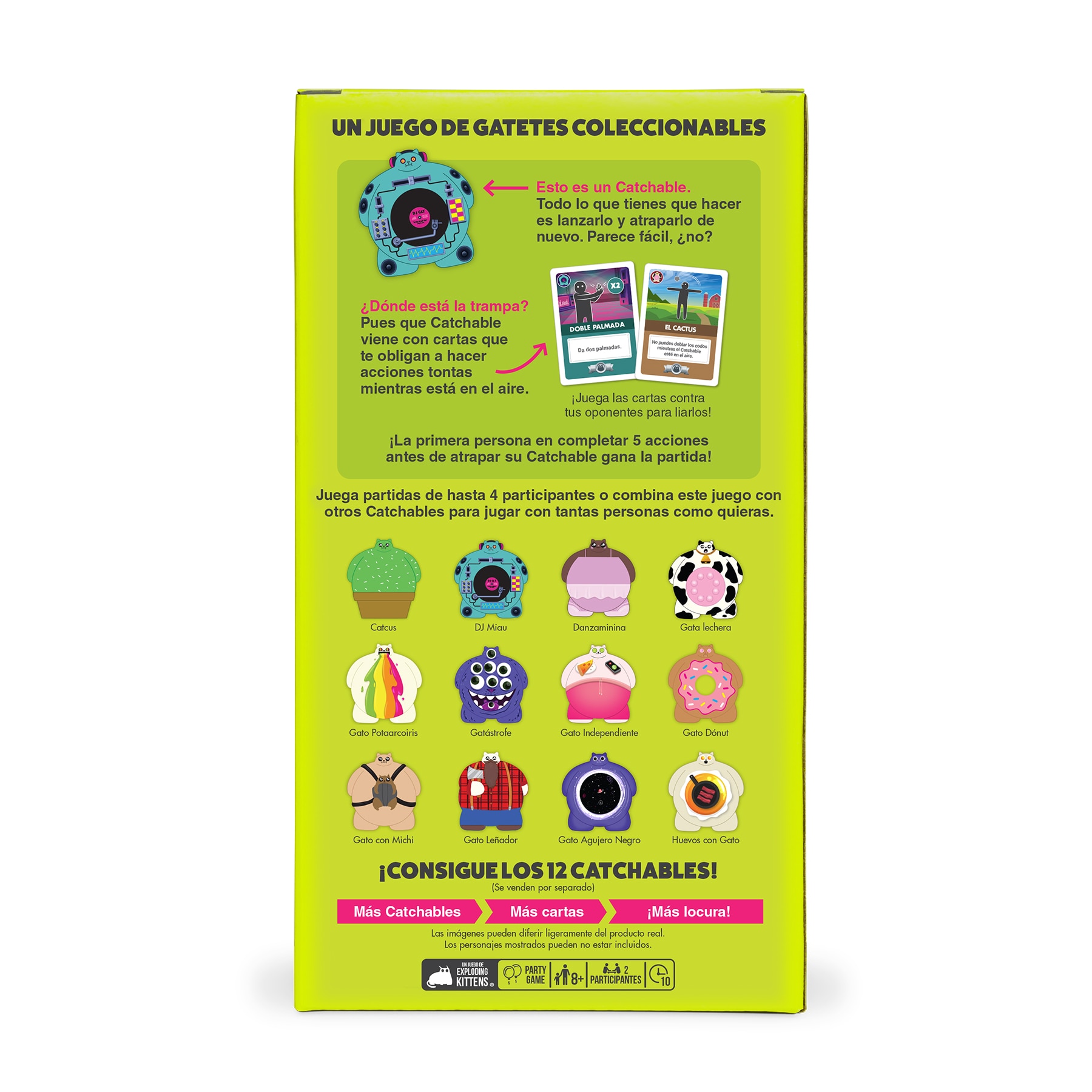 Juego de Mesa Exploding Kittens: Catchables 2-Pack 4 Asmodee 3