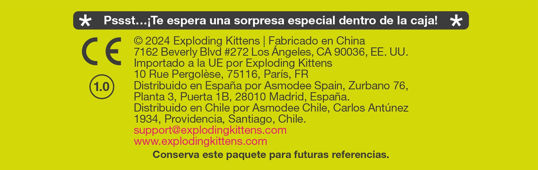 Juego de Mesa Exploding Kittens: Catchables 2-Pack 4 Asmodee 4