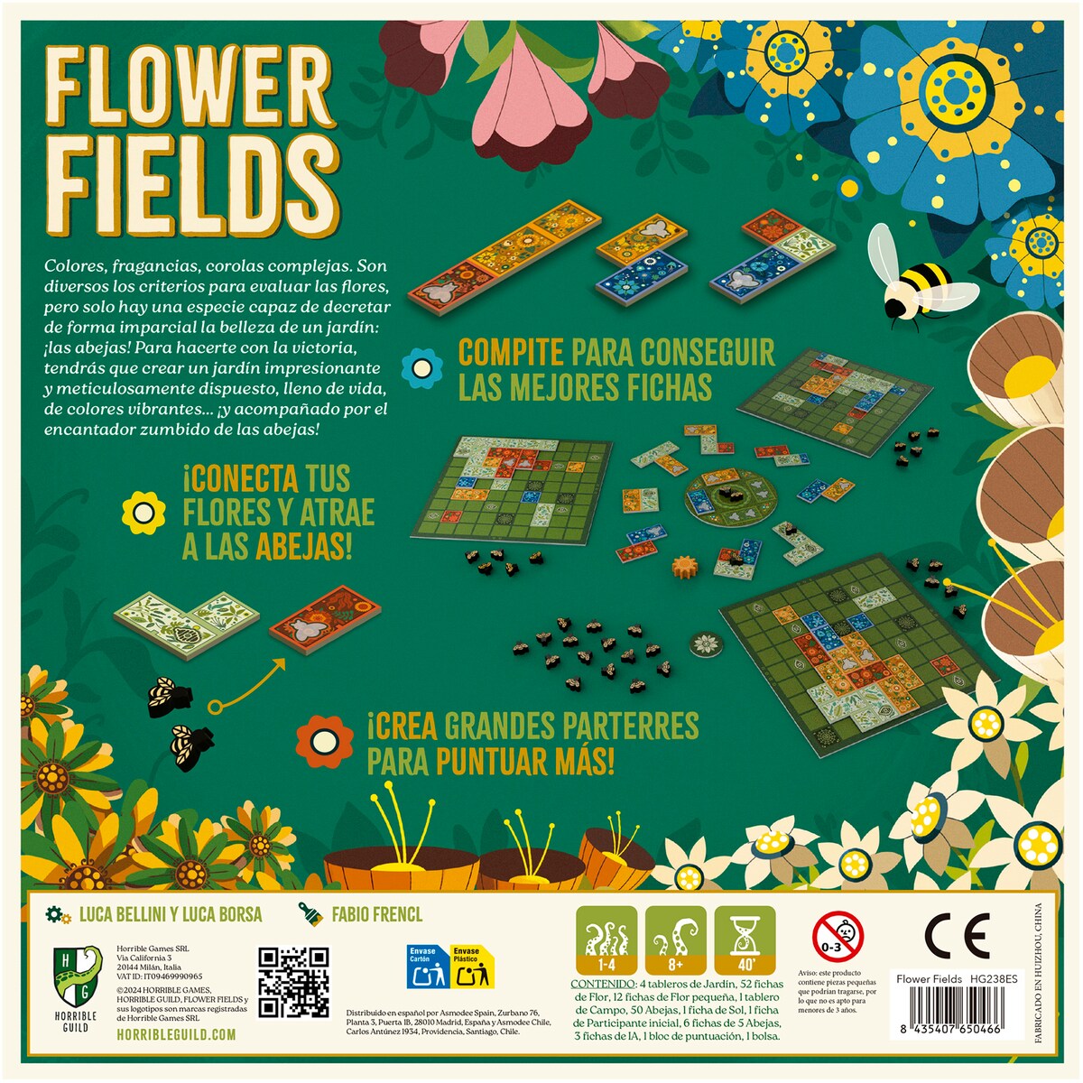 Juego de Mesa Flower Fields Asmodee 3