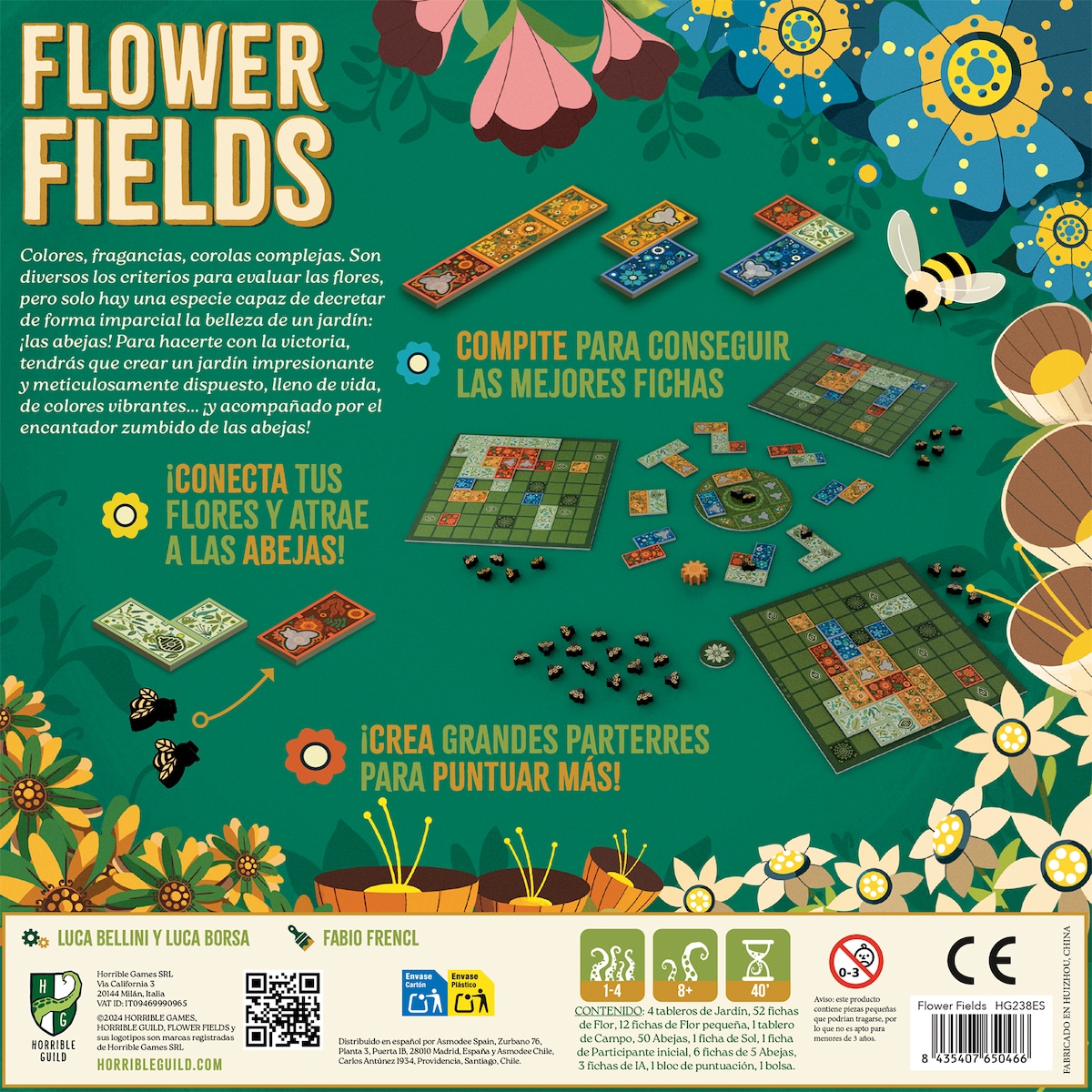 Juego de Mesa Flower Fields Asmodee 4