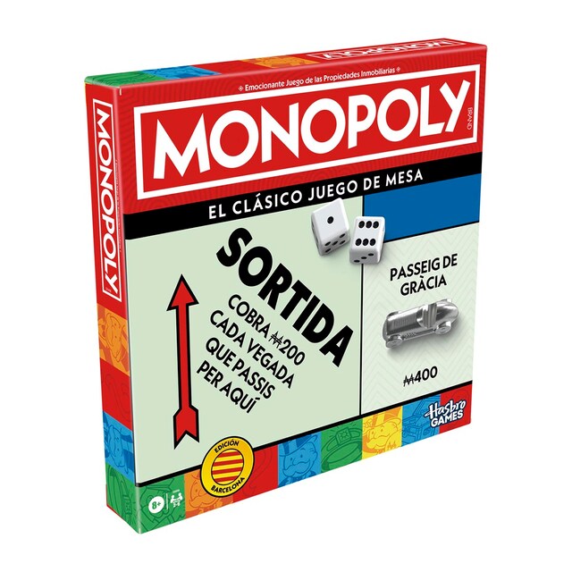 Juego de mesa Monopoly Std. Barcelona Hasbro