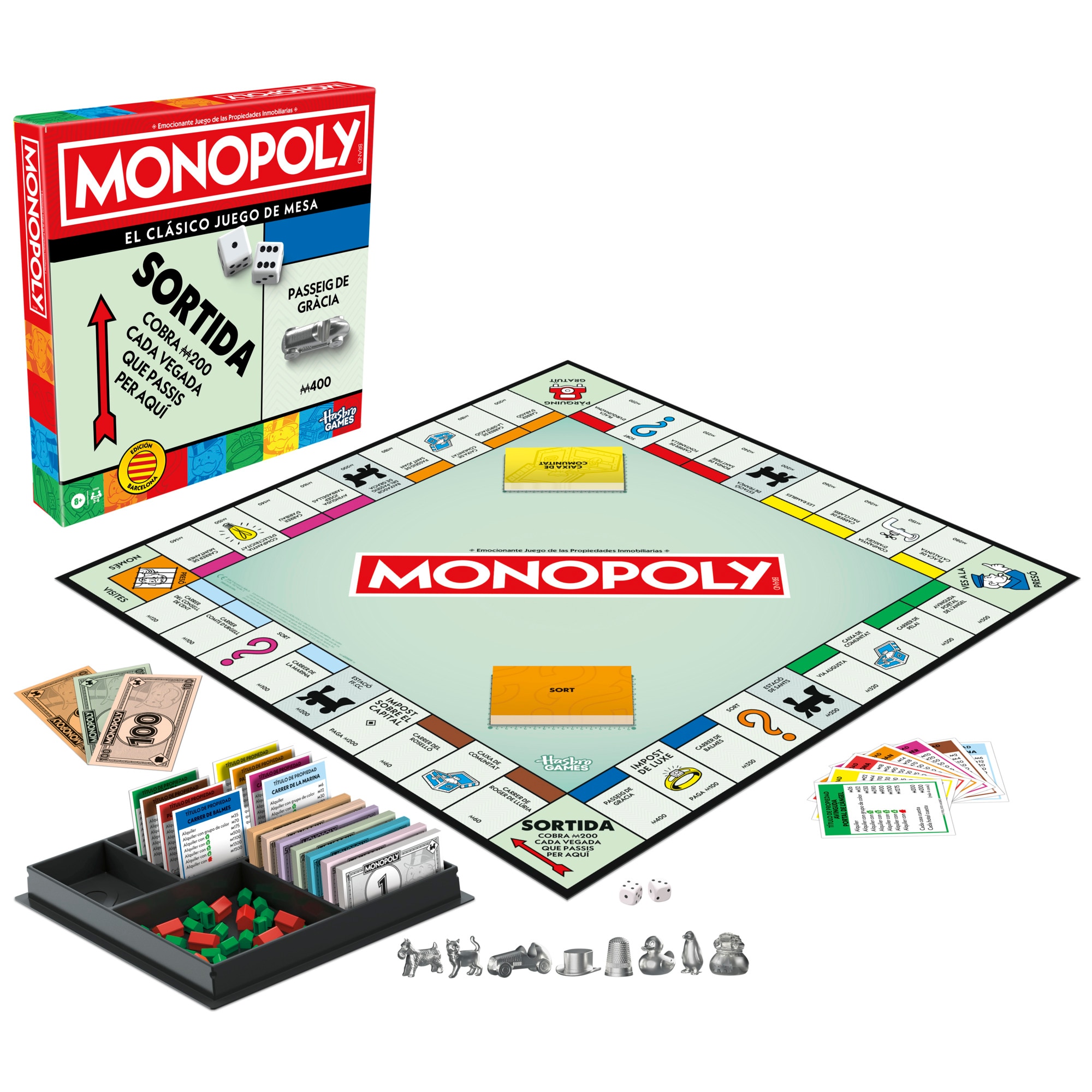 Juego de mesa Monopoly Std. Barcelona Hasbro 2
