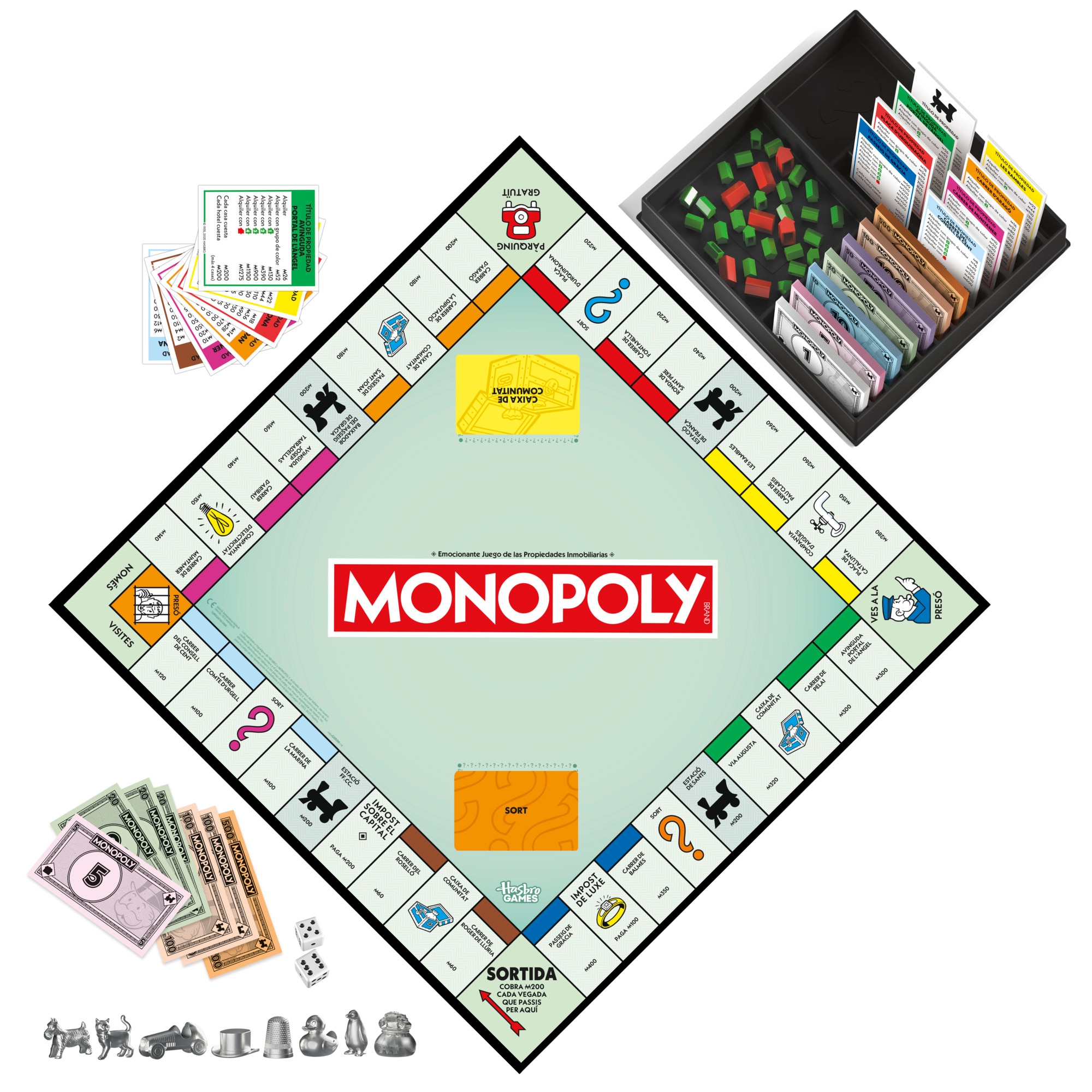 Juego de mesa Monopoly Std. Barcelona Hasbro 3
