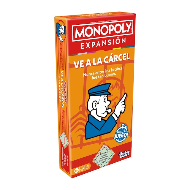 Juego de mesa Extension Monopoly Ve a la cárcel Hasbro