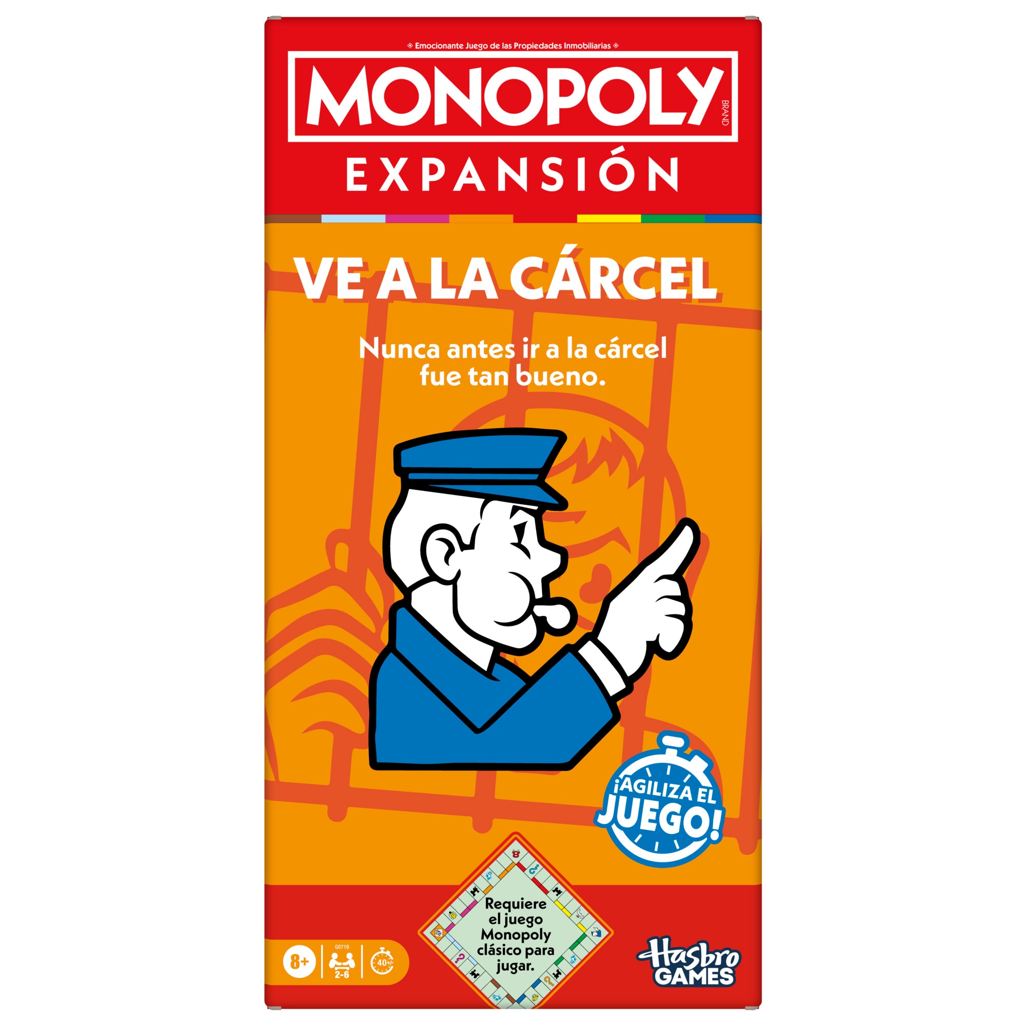Juego de mesa Extension Monopoly Ve a la cárcel Hasbro 3