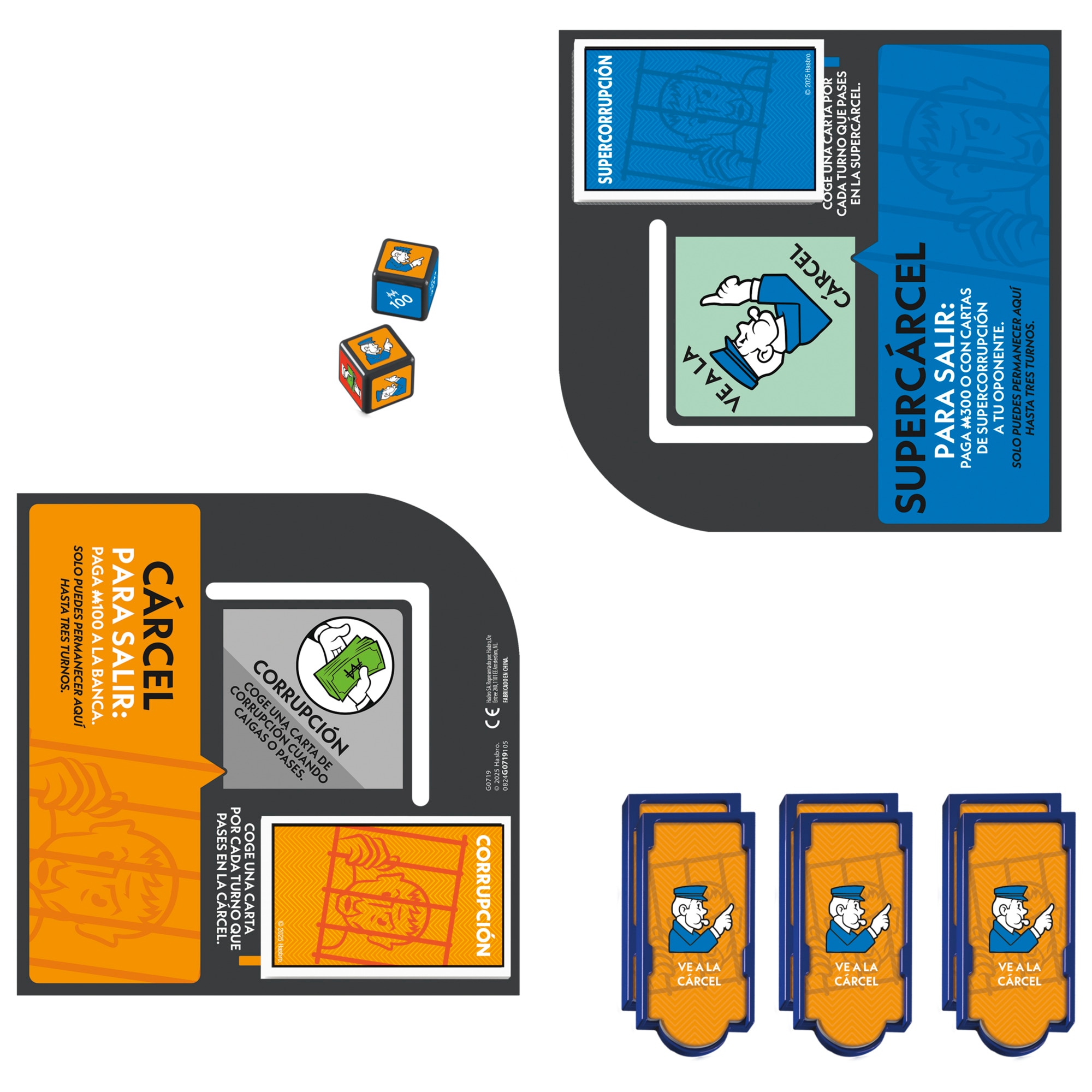 Juego de mesa Extension Monopoly Ve a la cárcel Hasbro 6