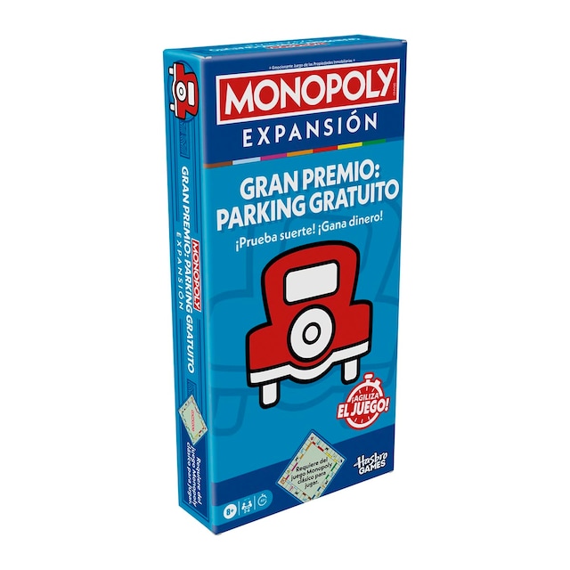 Juego de mesa Expansión Monopoly Gran Premio: Parking Gratuito Hasbro