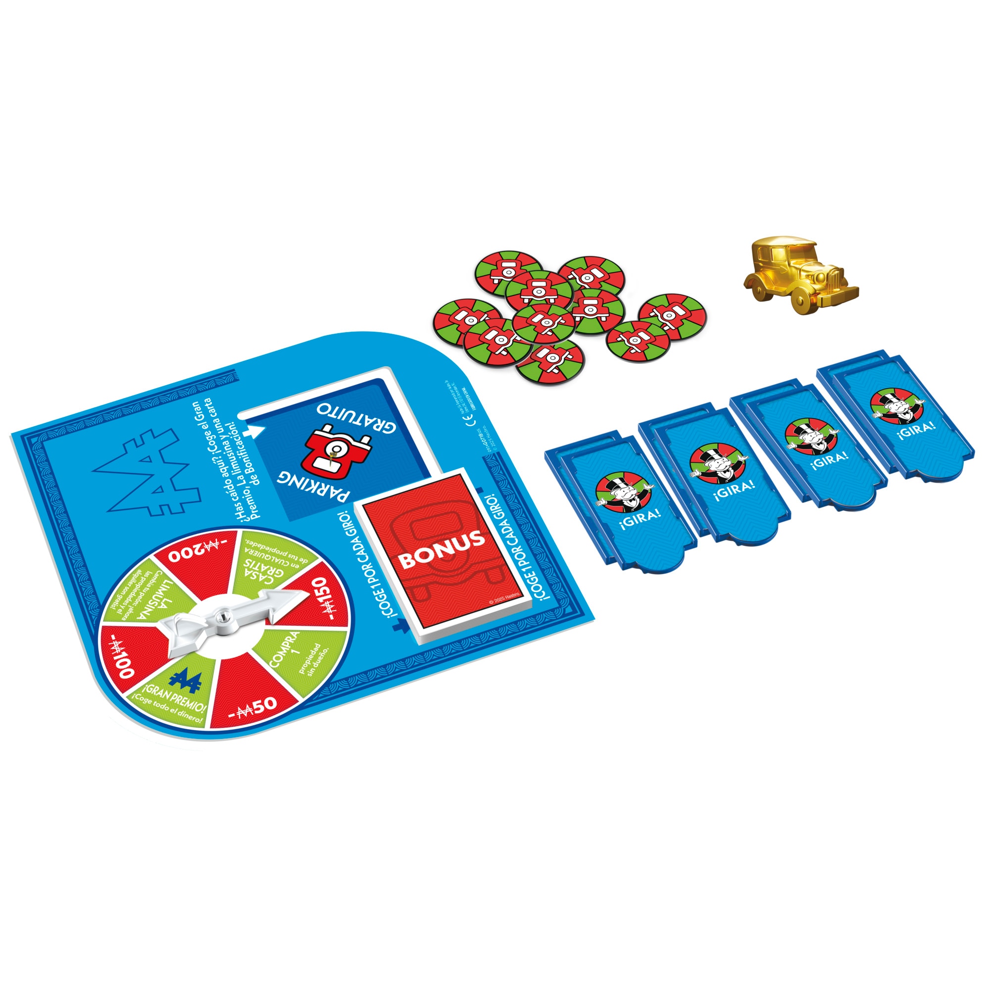 Juego de mesa Expansión Monopoly Gran Premio: Parking Gratuito Hasbro 7