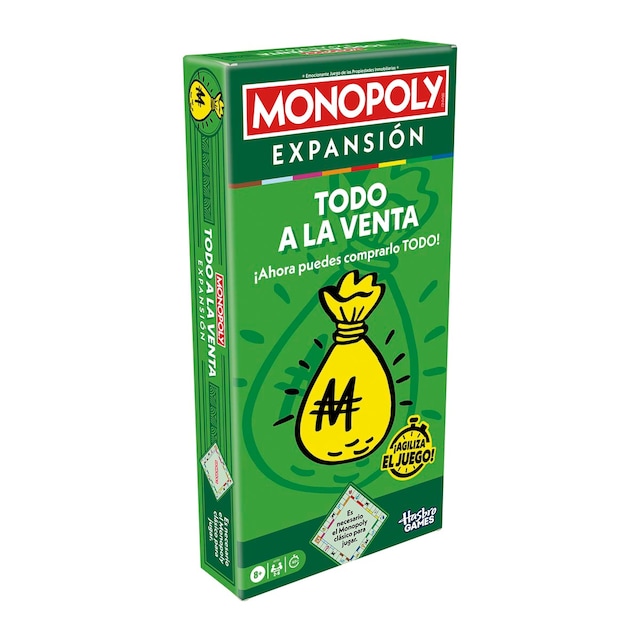 Juego de mesa Extensión Monopoly Todo a la venta Hasbro