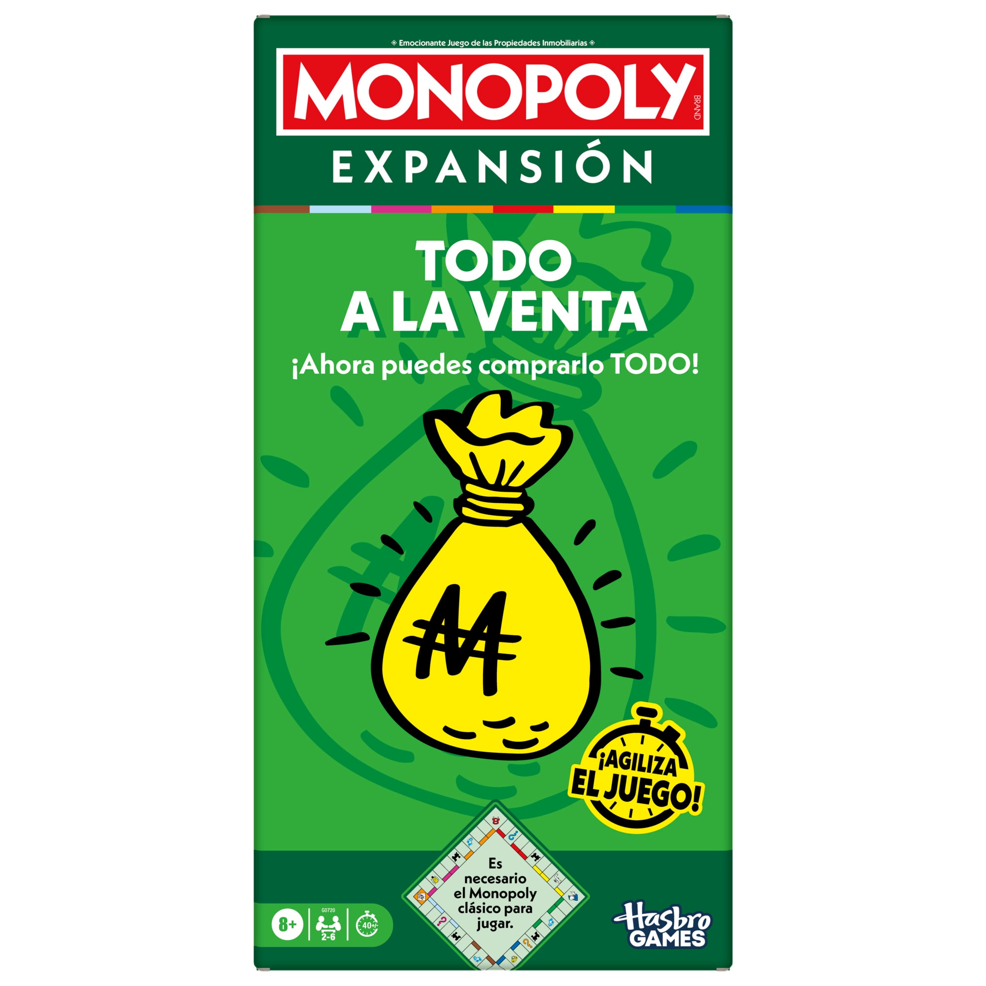 Juego de mesa Extensión Monopoly Todo a la venta Hasbro 5