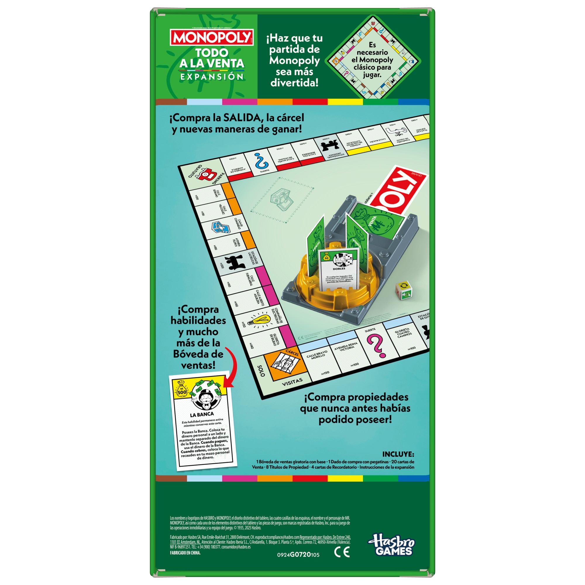 Juego de mesa Extensión Monopoly Todo a la venta Hasbro 7