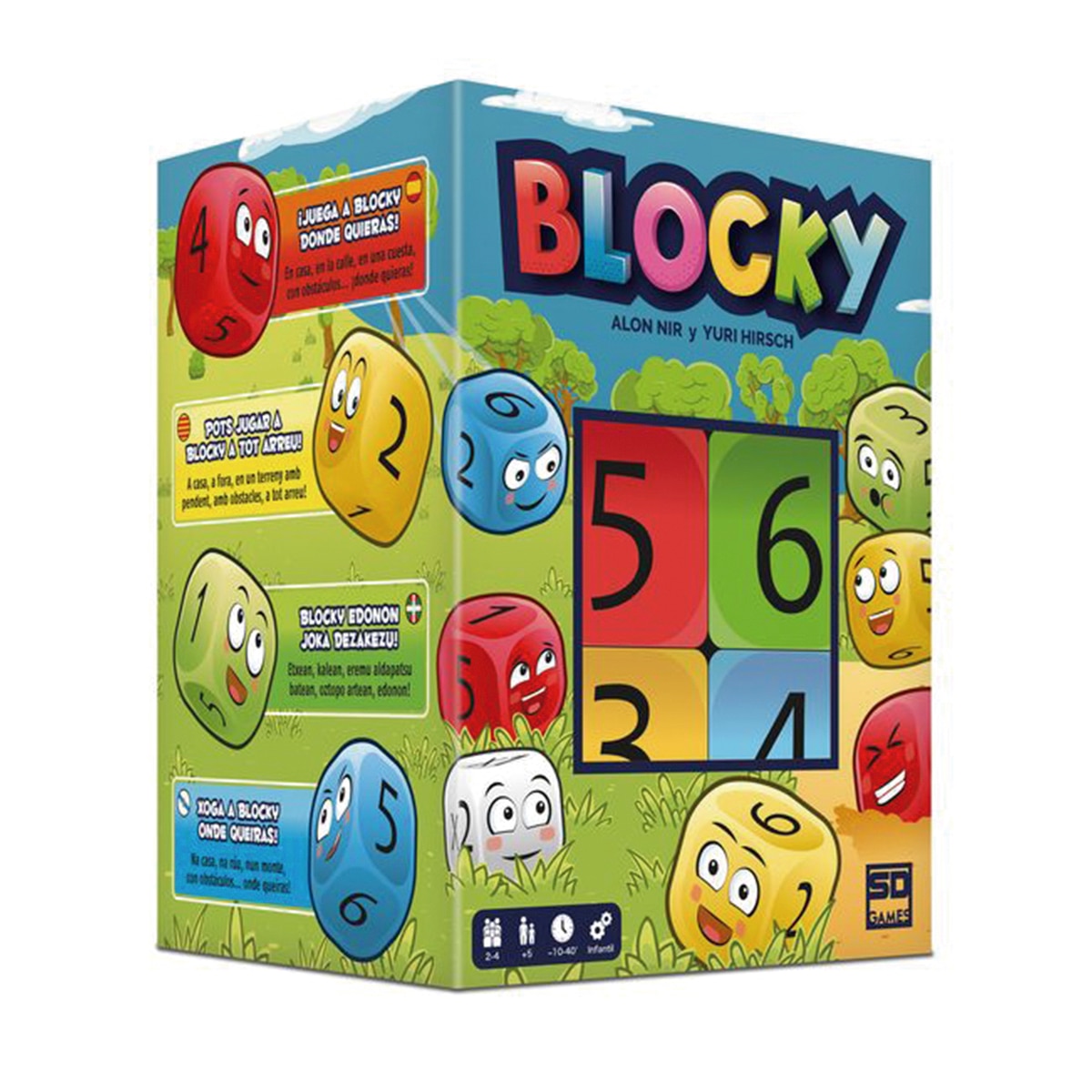 Imagen 0 de Juego de mesa de habilidad y cálculo Blocky SD Games