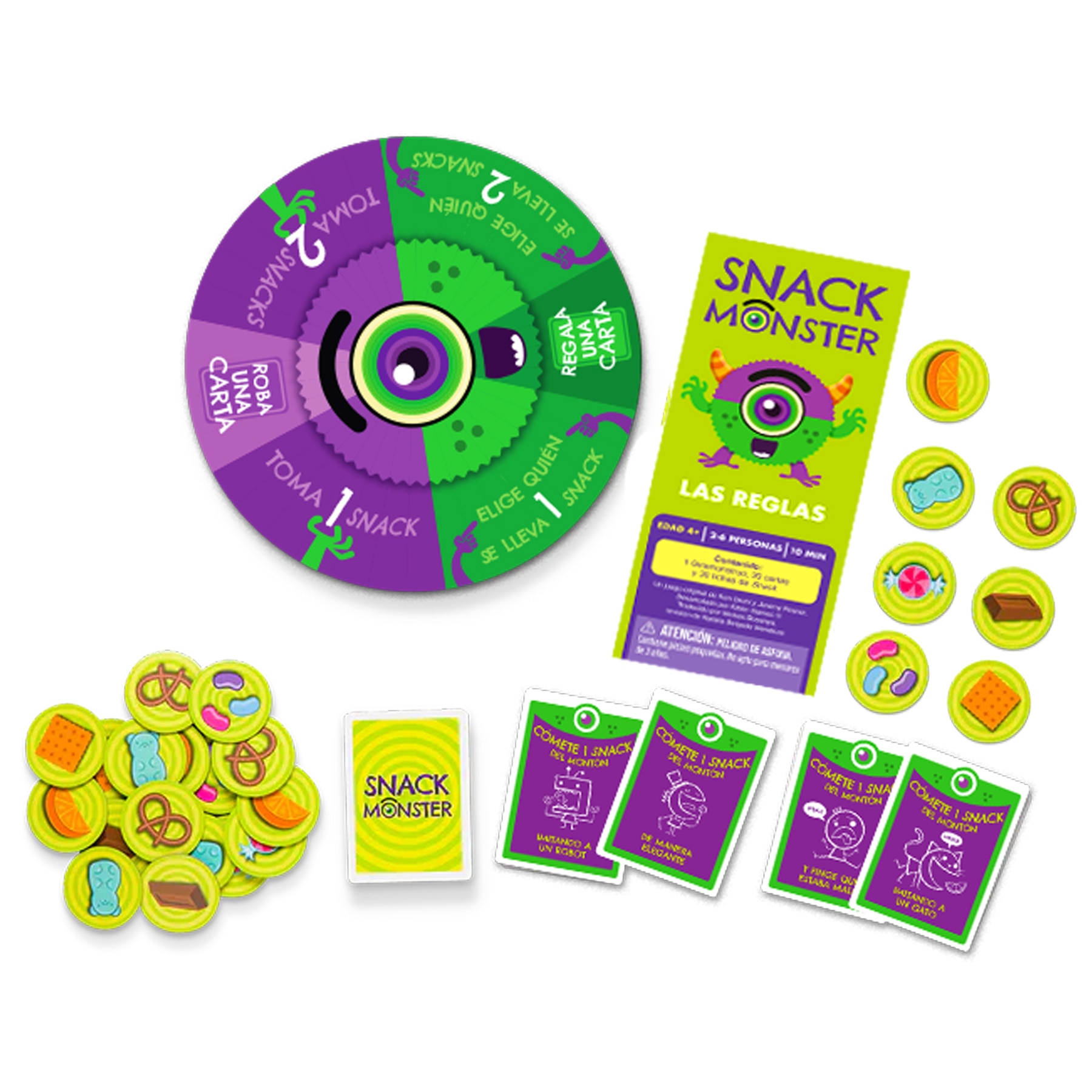 Juego de mesa Snack Monster Exploding Kittens 2