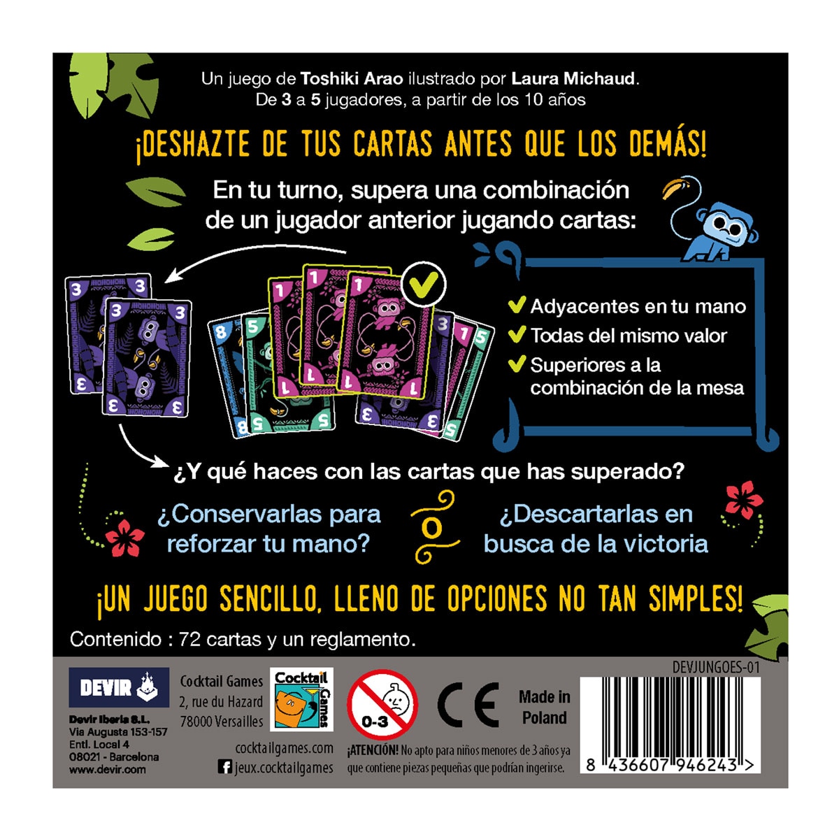 Juego de mesa Jungo Devir 3