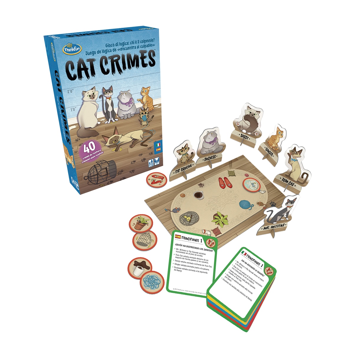 Imagen 0 de Juego de Lógica Cat Crimes Think Fun Ravensburguer
