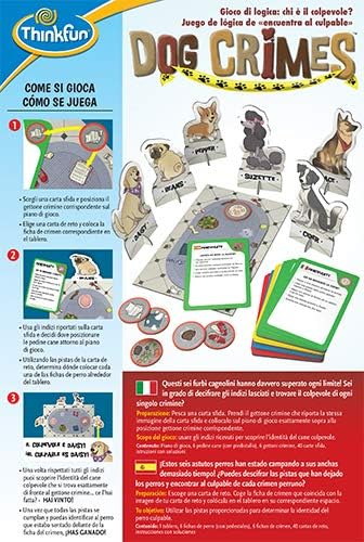 Juego de Lógica Dog Crimes Think Fun Ravensburguer 4