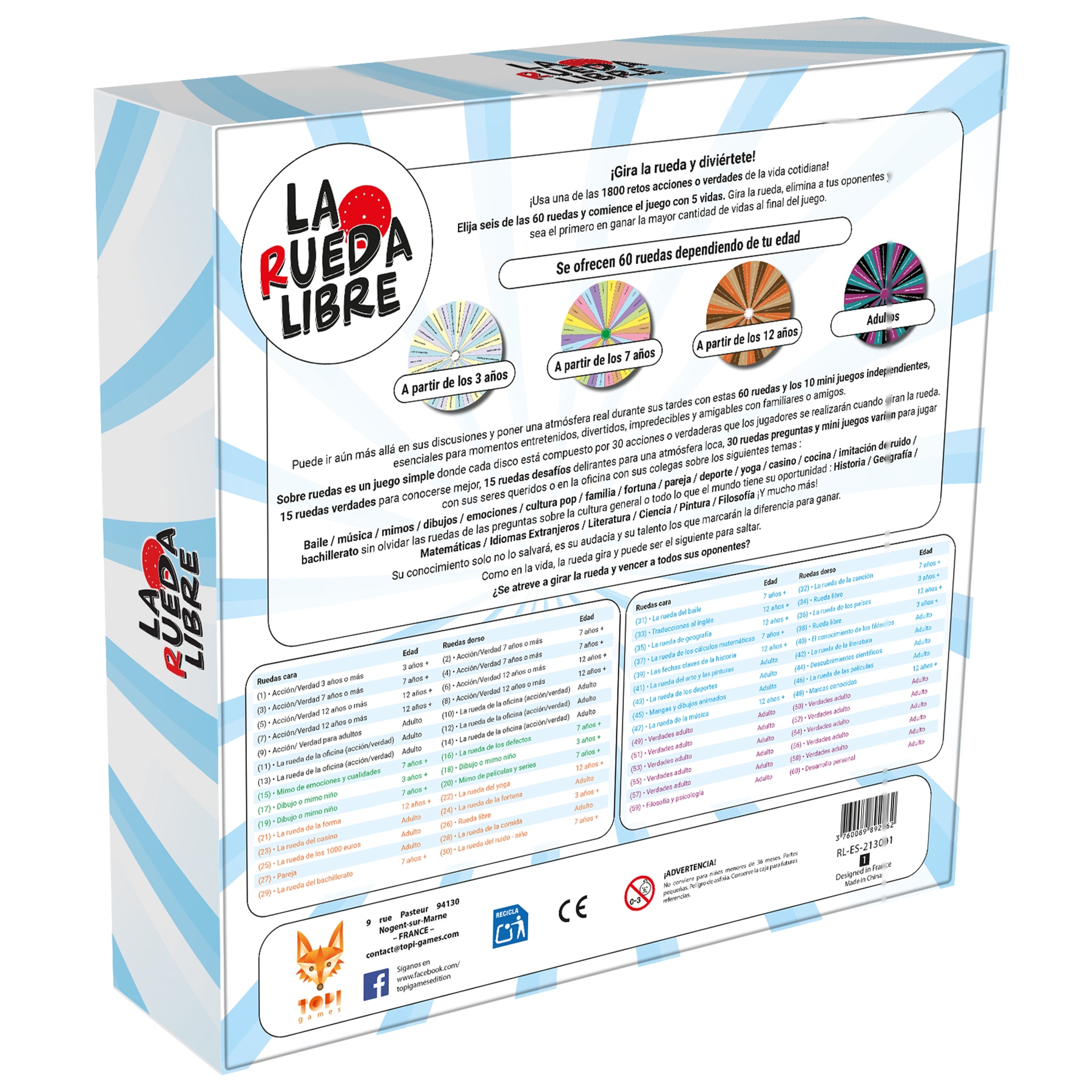 Juego de Mesa Rueda Libre Asmodee 2