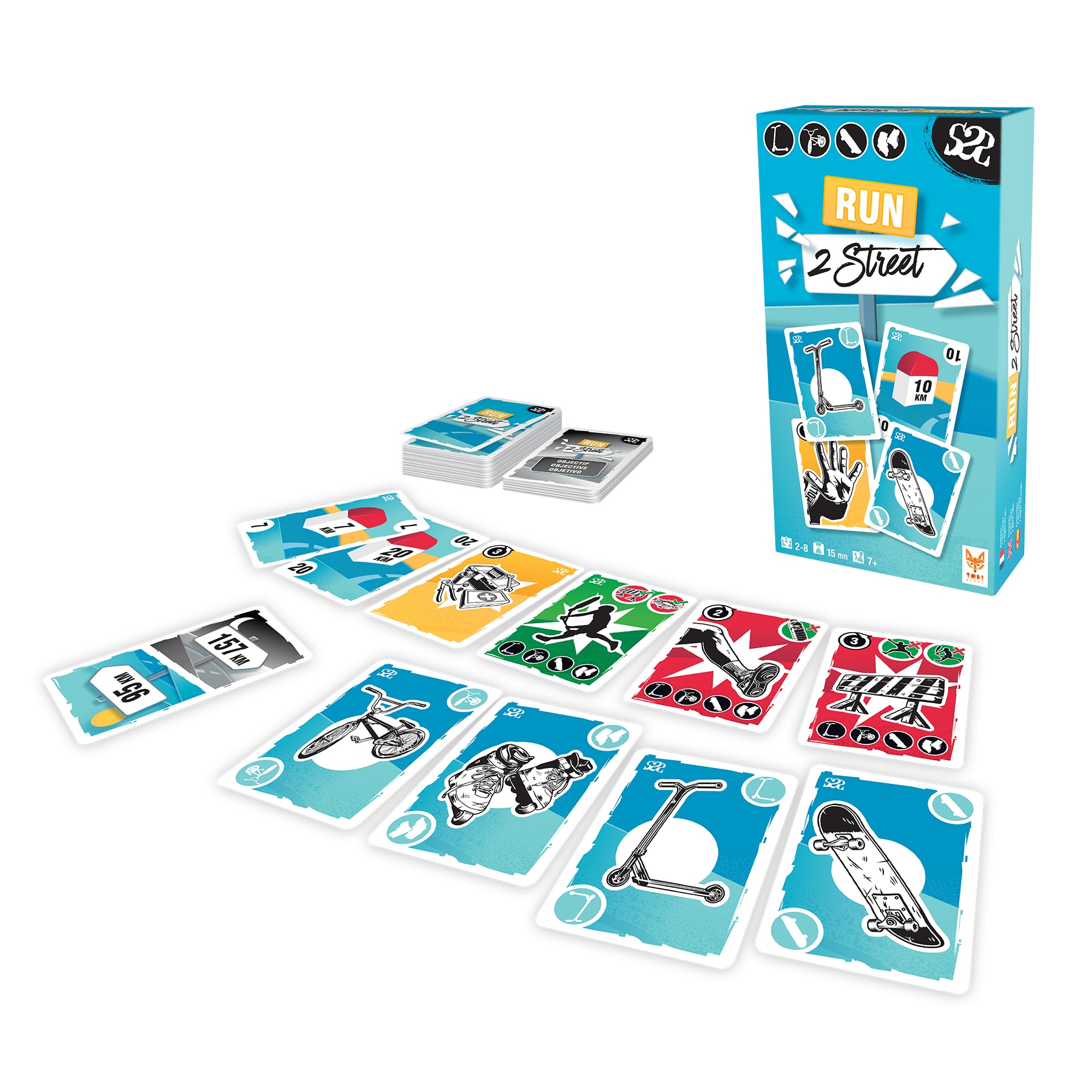 Juego de Mesa Run 2 Street Asmodee 2