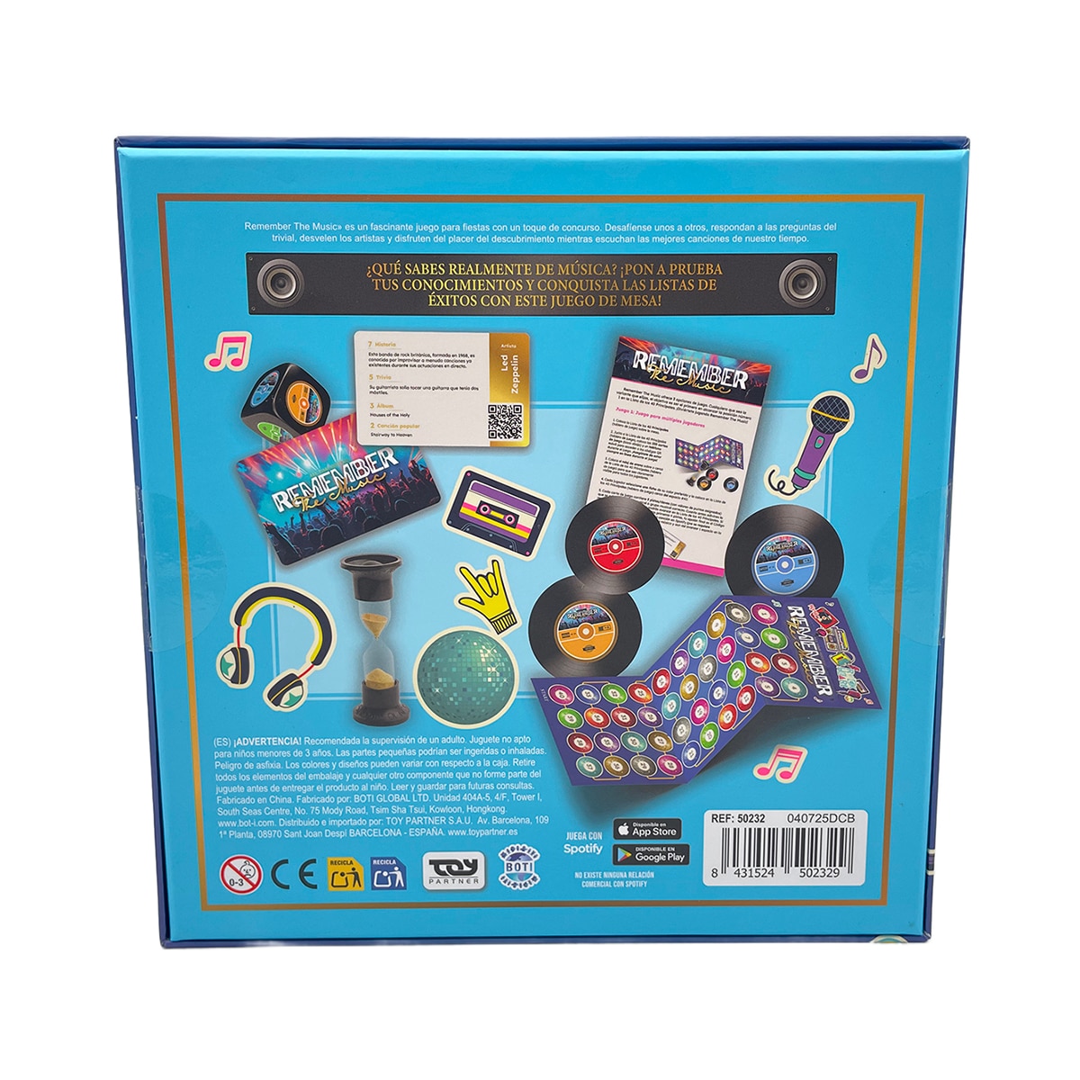 Juego de mesa Recuerda la música Toy Partner 3