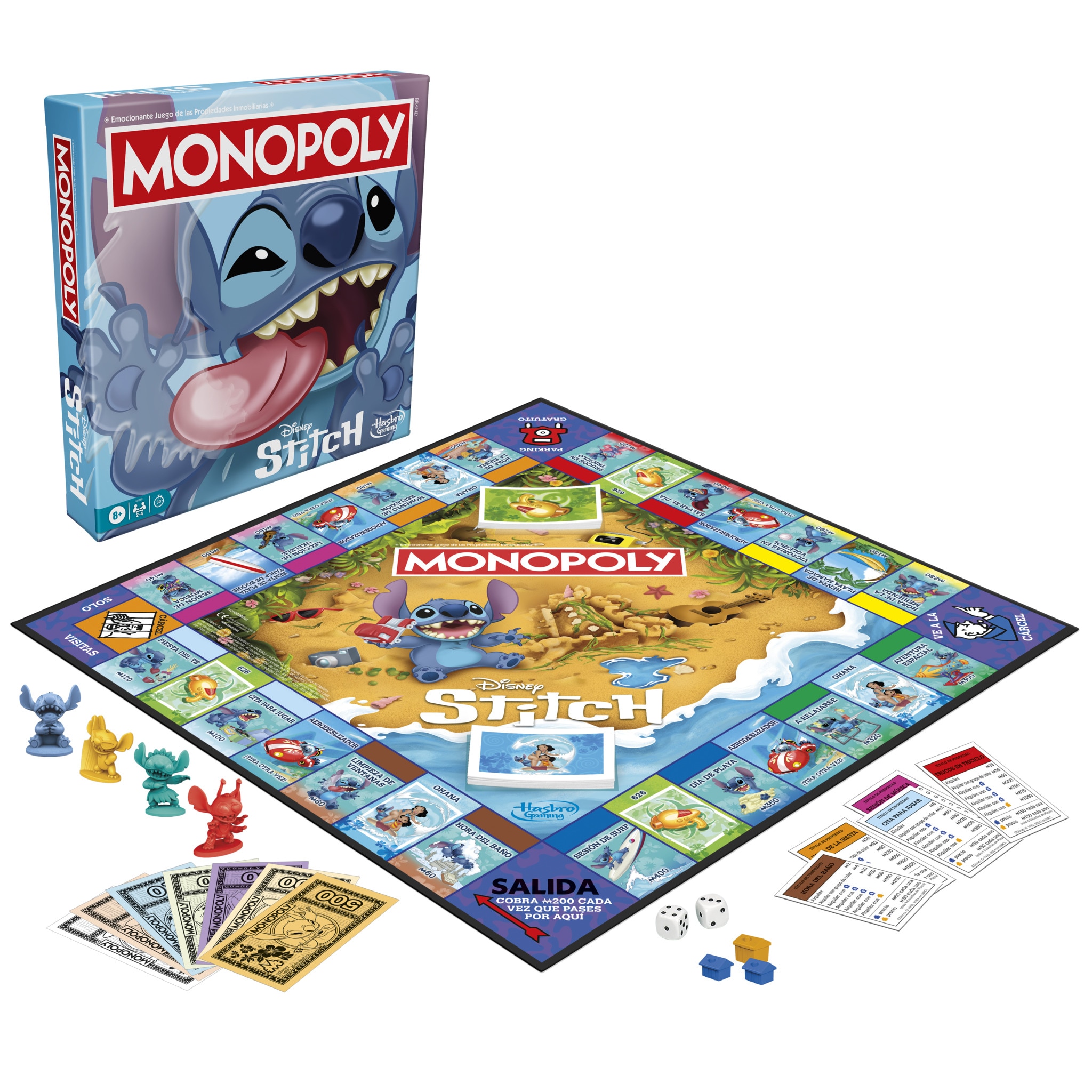 Juego de mesa Monopoly Edición Disney Stitch Hasbro 3