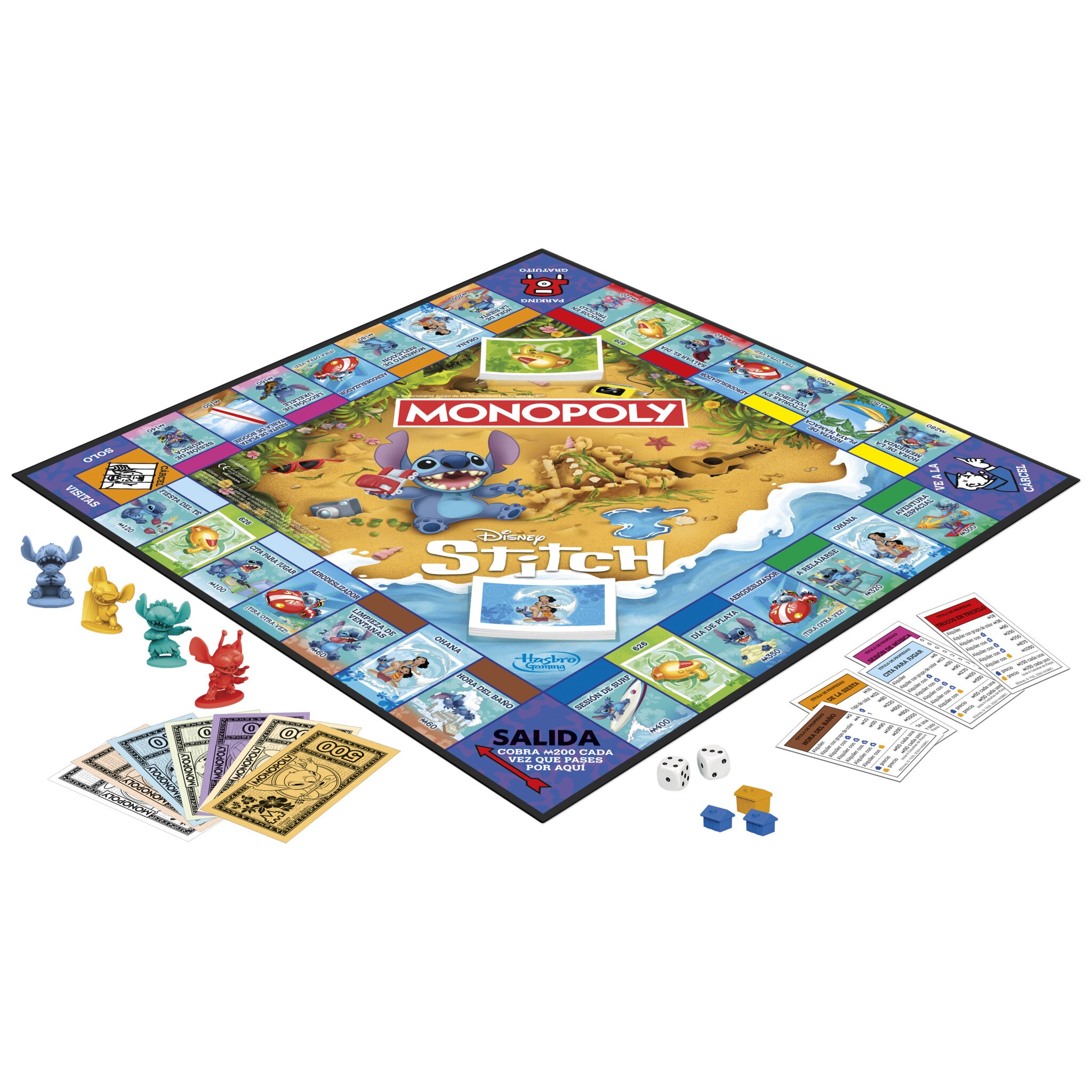 Juego de mesa Monopoly Edición Disney Stitch Hasbro 4