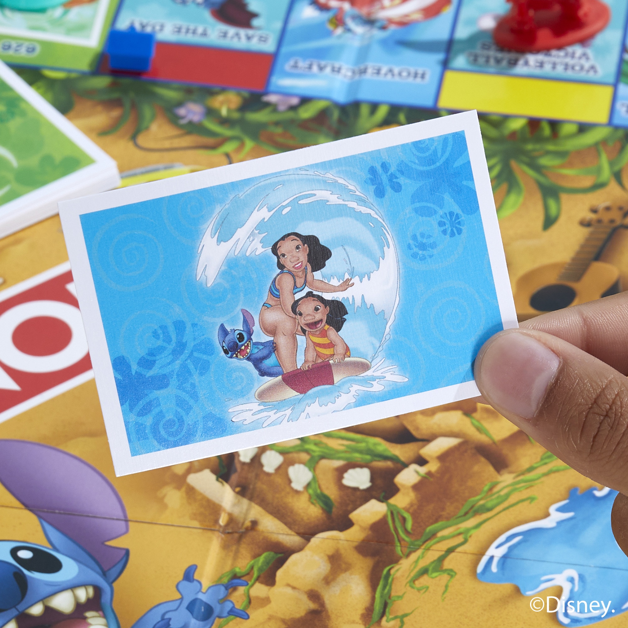 Juego de mesa Monopoly Edición Disney Stitch Hasbro 15