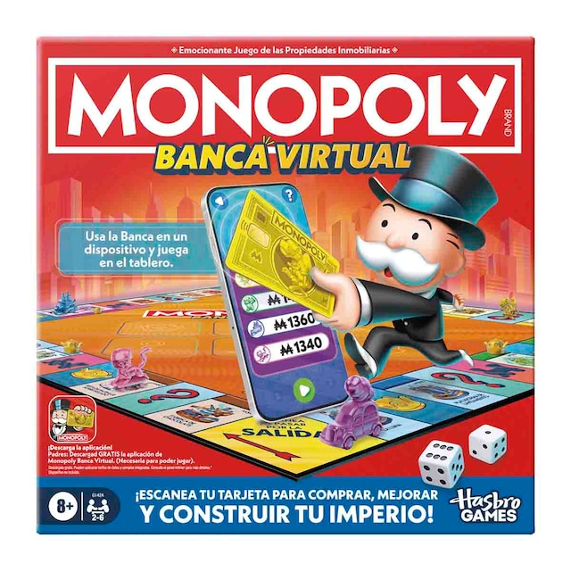 Imagen 0 de Juego de mesa Monopoly Banca Virtual Hasbro