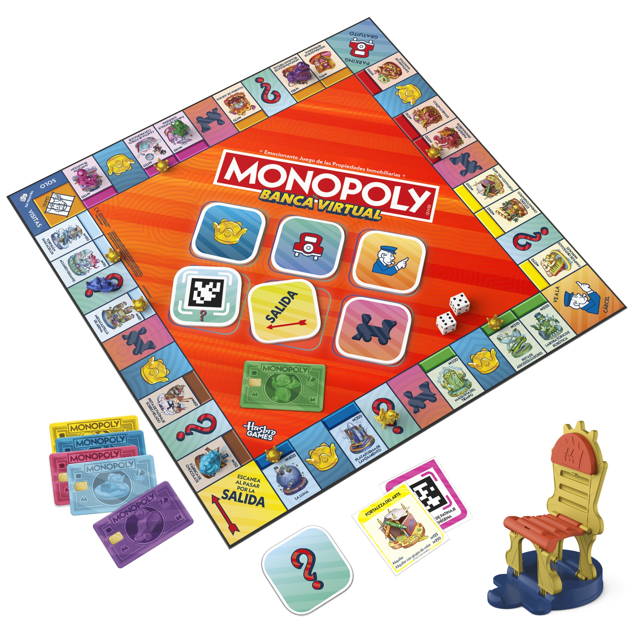 Juego de mesa Monopoly Banca Virtual Hasbro 4