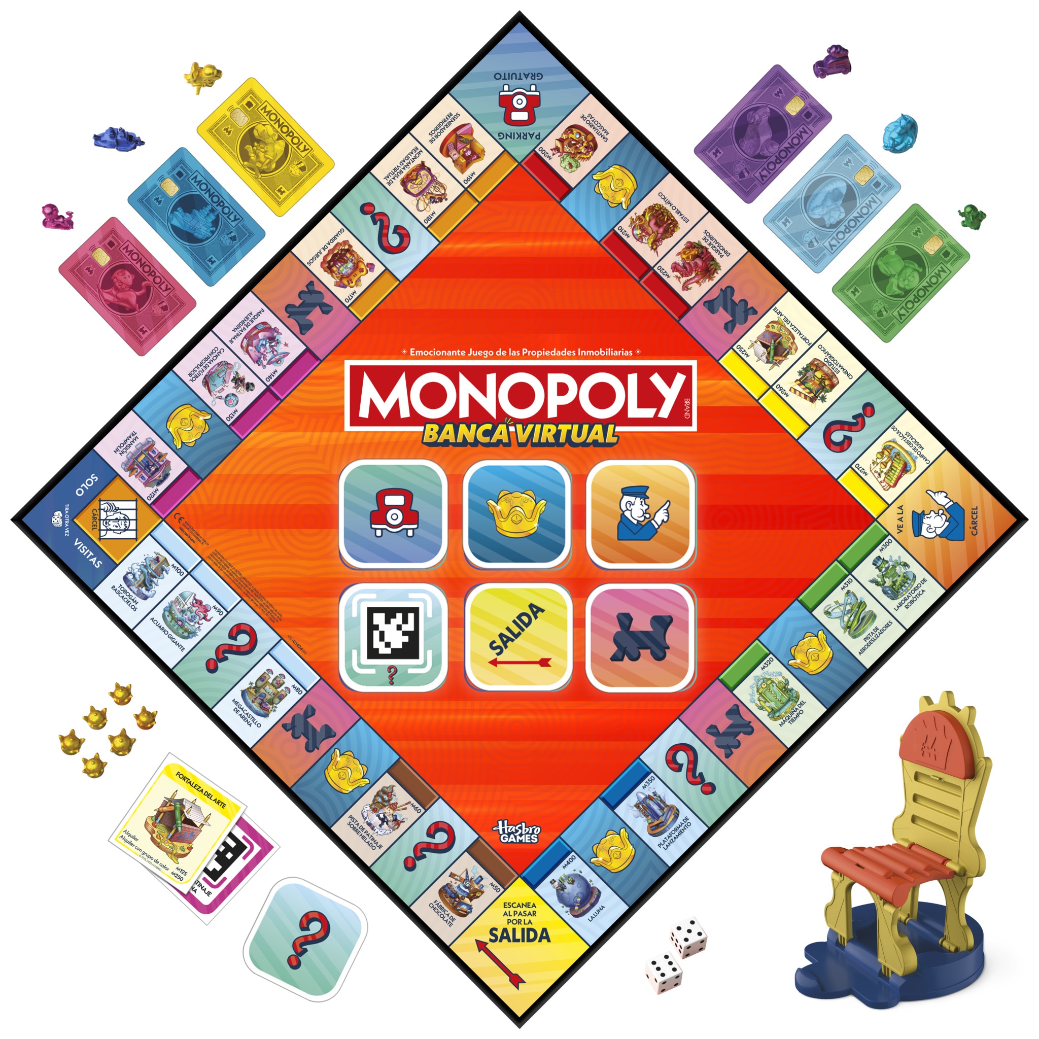 Juego de mesa Monopoly Banca Virtual Hasbro 23