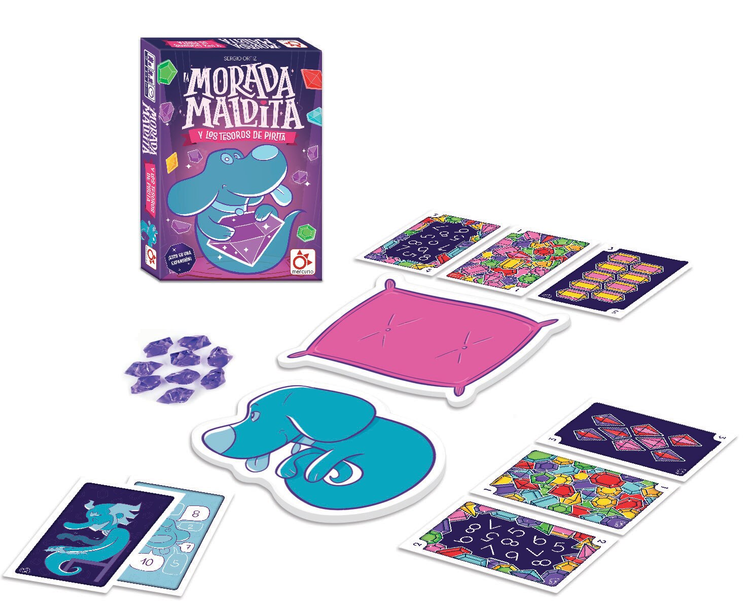 Juego de mesa La Morada Maldita y Los Tesoros De Pirita Mercurio 2