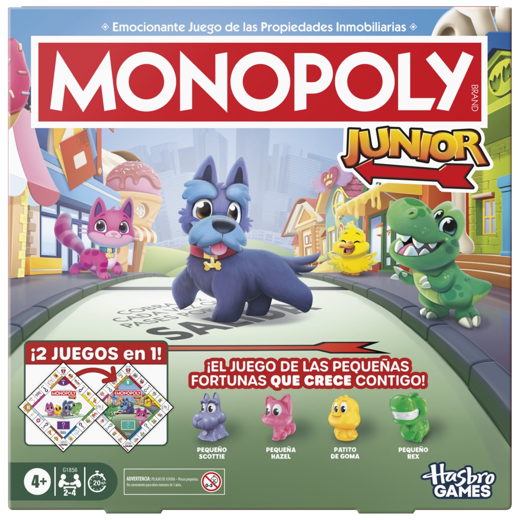 Imagen 0 de Juego de mesa en familia Monopoly Junior Hasbro