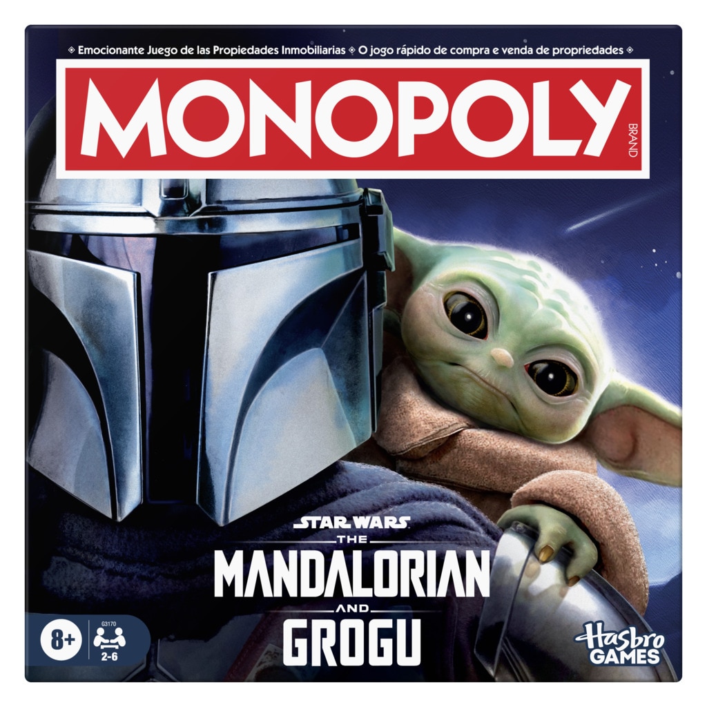 Imagem 0 de Jogo de Tabuleiro Familiar Monopoly Edição The Mandalorian & Grogu