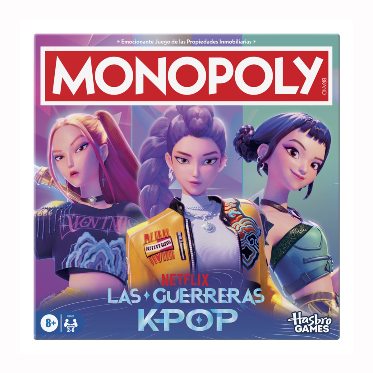 Imagen 0 de Juego de mesa en familia Monopoly KPop Demon Hunters Hasbro
