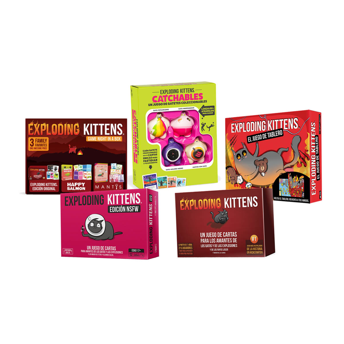 Colección juego de cartas Exploding Kittens 1