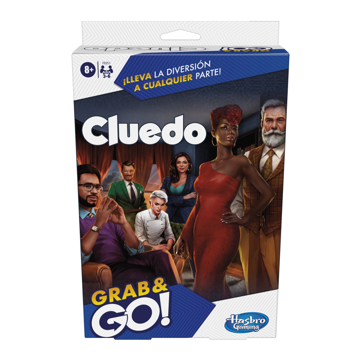 Imagen 0 de Juego de mesa Cluedo de viaje Grab&Go Hasbro Gaming