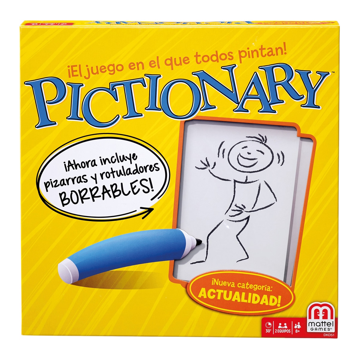 Juego de mesa Pictionary Mattel Games 4