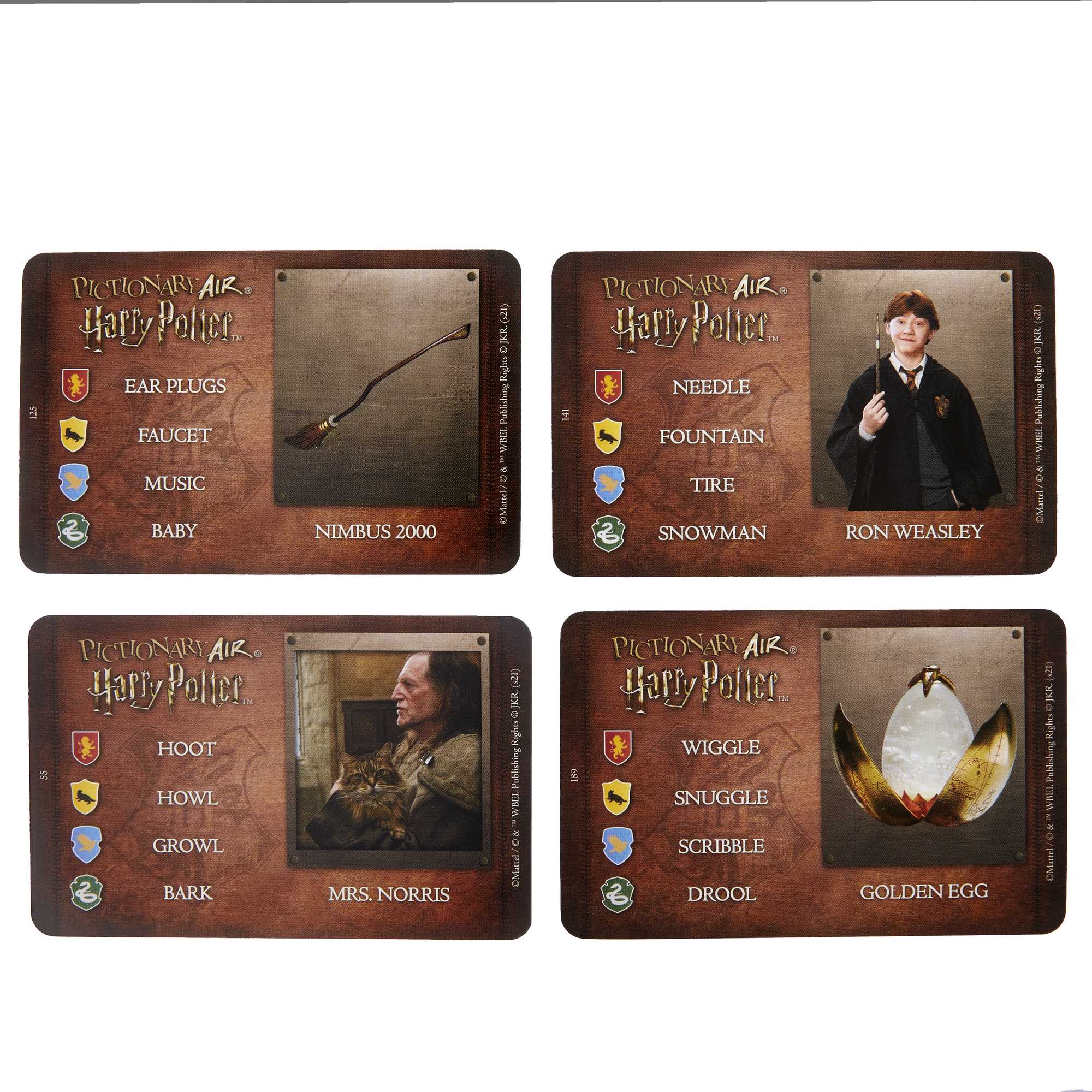 Juego de mesa Pictionary Air Harry Potter Mattel Games 6