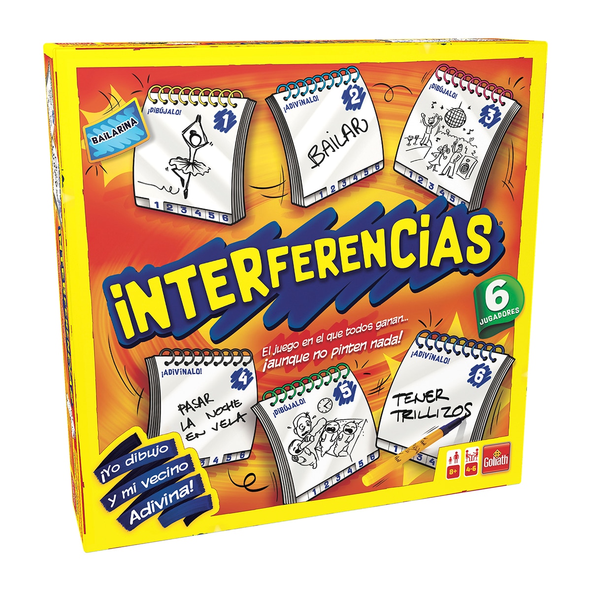 Juego de mesa Interferencias 6 jugadores Goliath 1