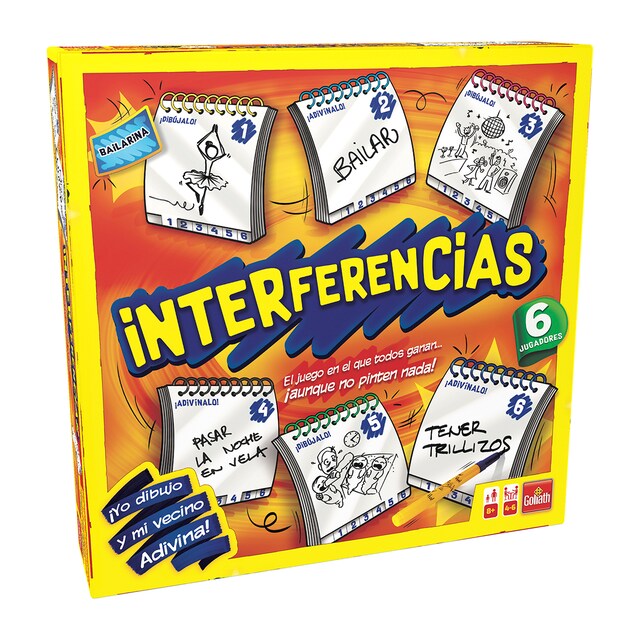Imagen 0 de Juego de mesa Interferencias 6 jugadores Goliath