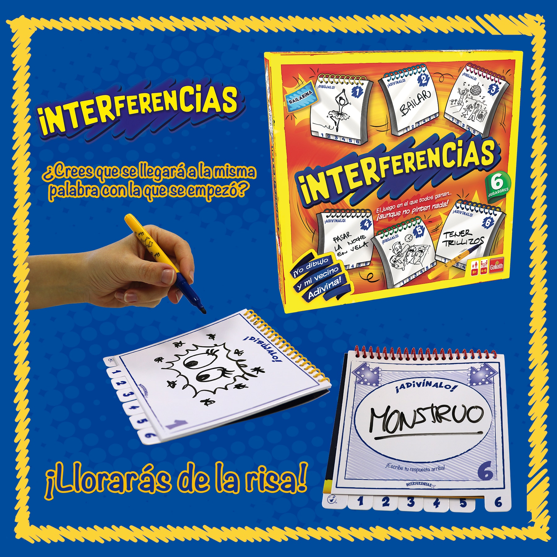 Juego de mesa Interferencias 6 jugadores Goliath 4