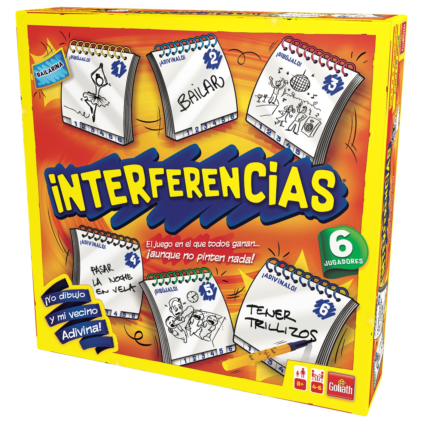 Juego de mesa Interferencias 6 jugadores Goliath 5