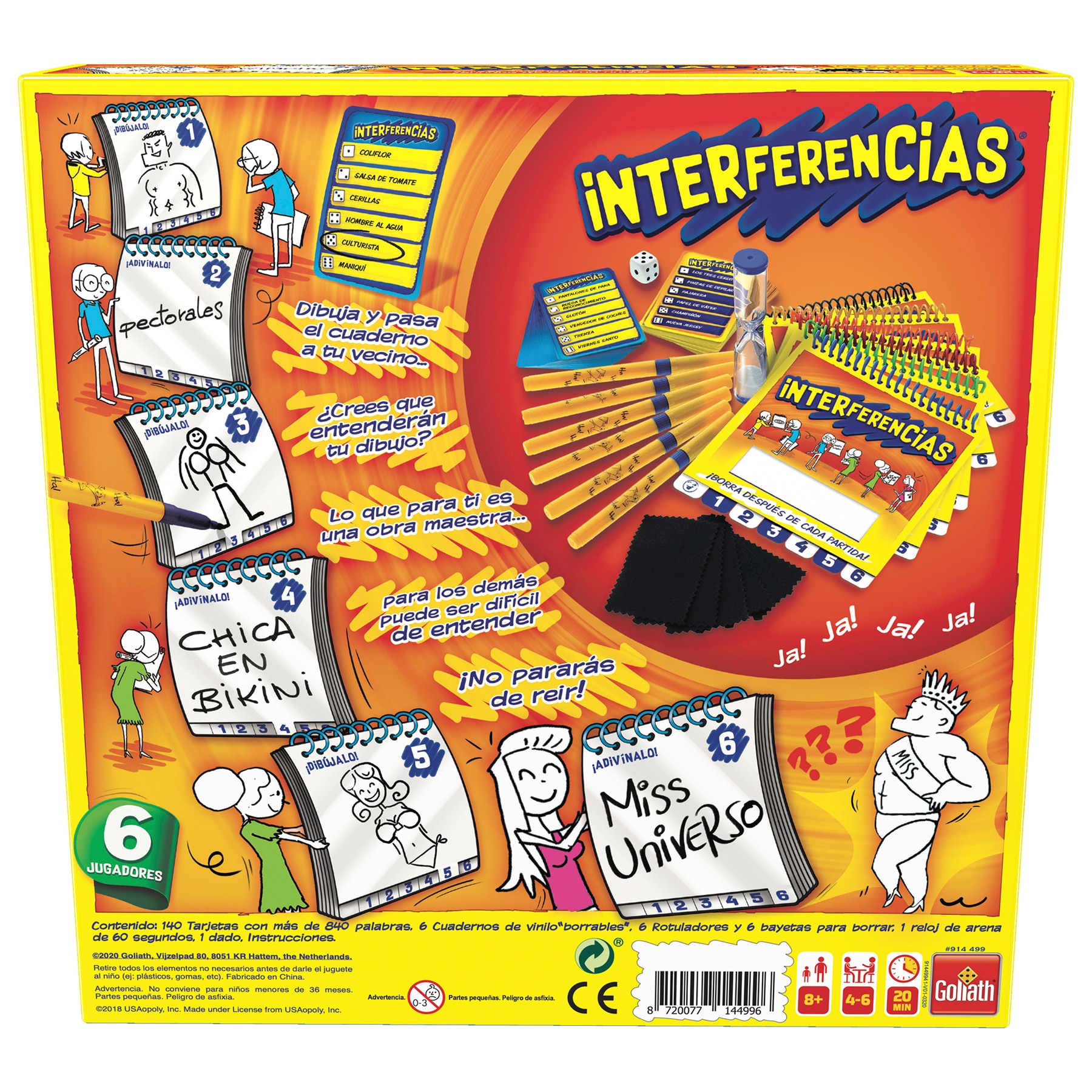 Juego de mesa Interferencias 6 jugadores Goliath 7