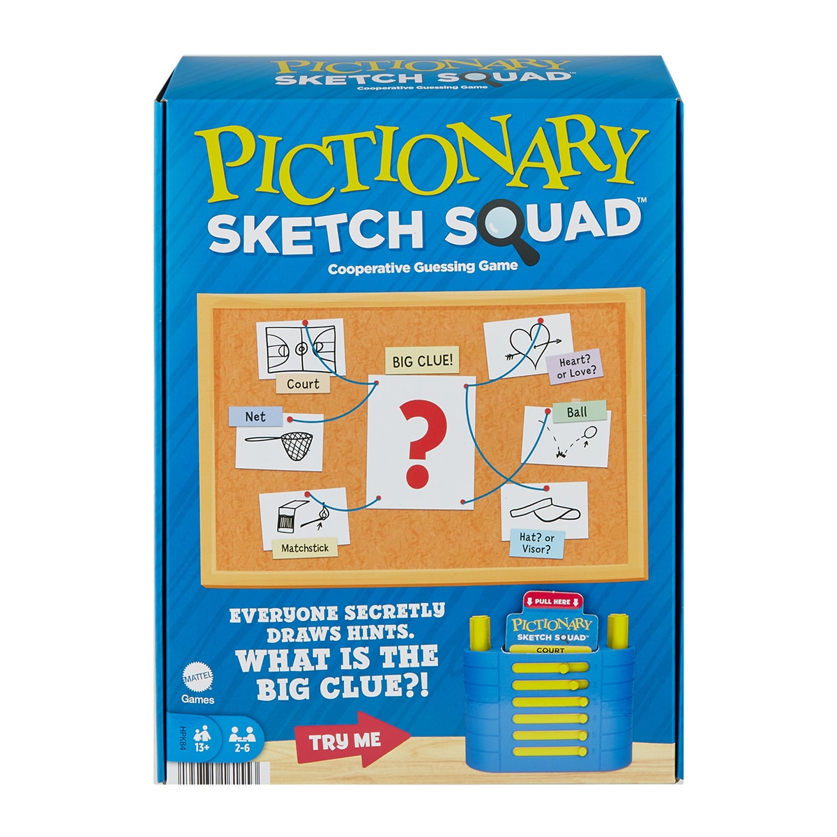 Juego de mesa Pictionary Sketch Squad Mattel 6