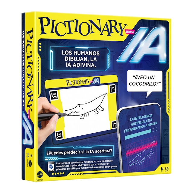 Juego de mesa Pictionary vs AI Mattel Games