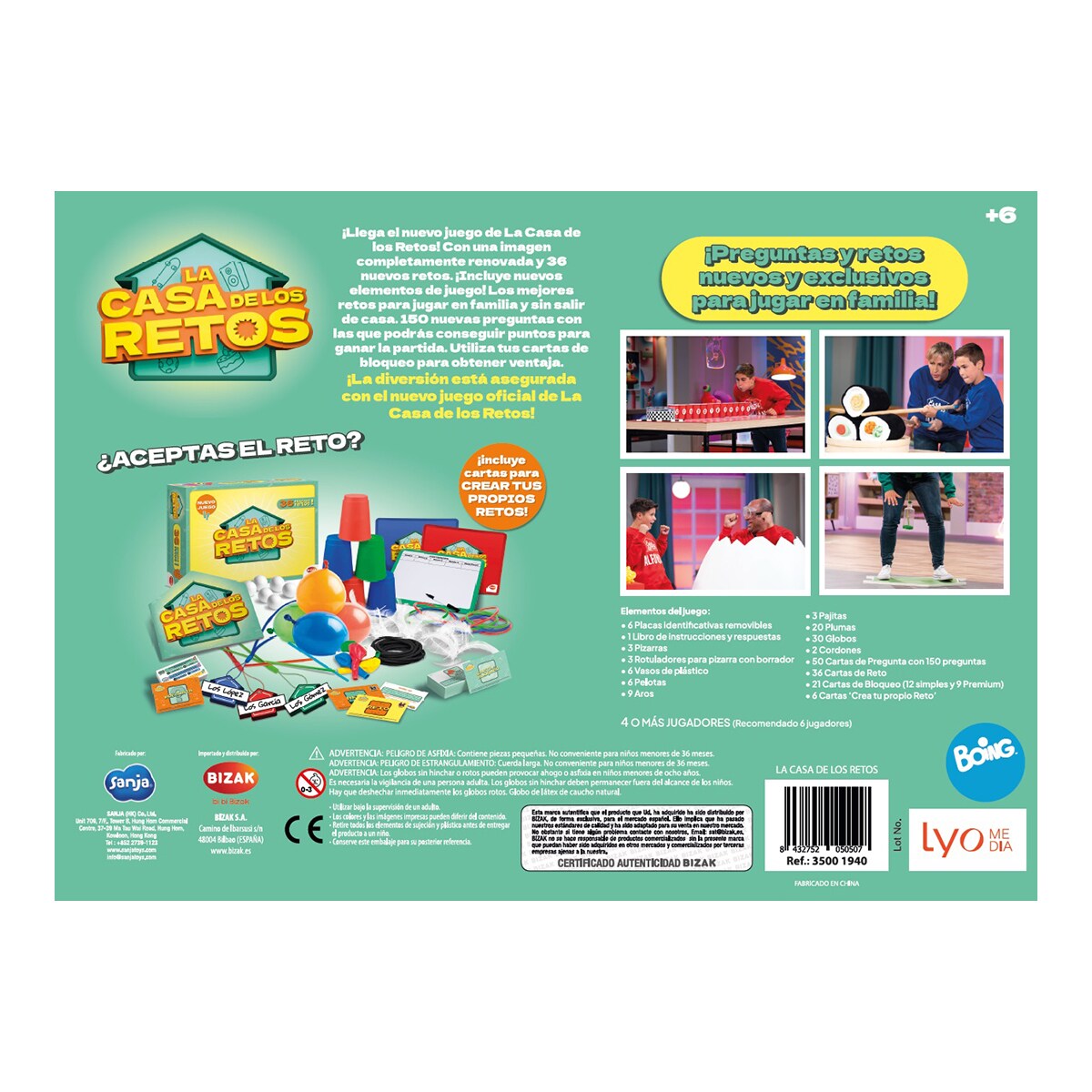 Juego de mesa La casa de los retos 2 4