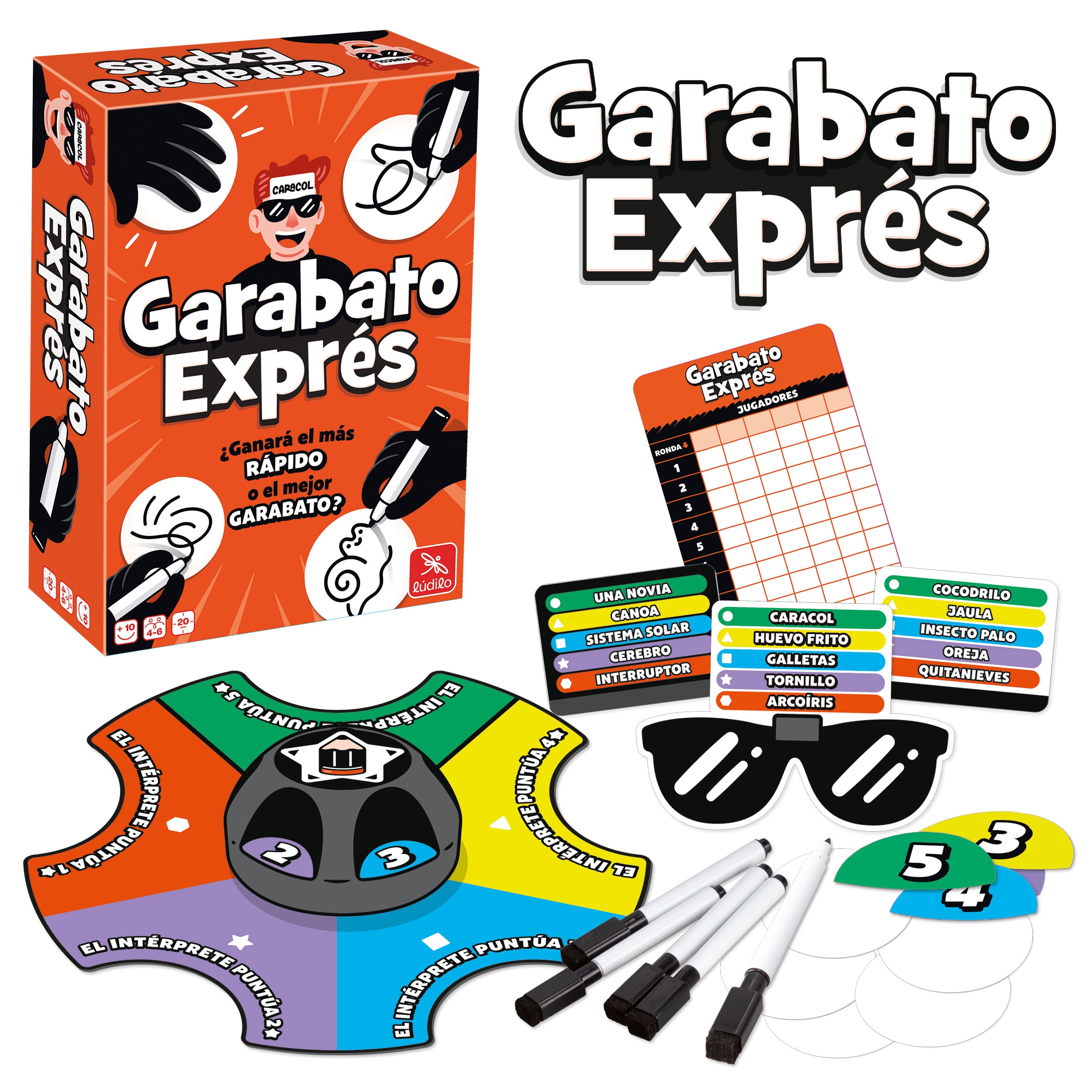 Juego educativo Garabato Express Ludilo 2
