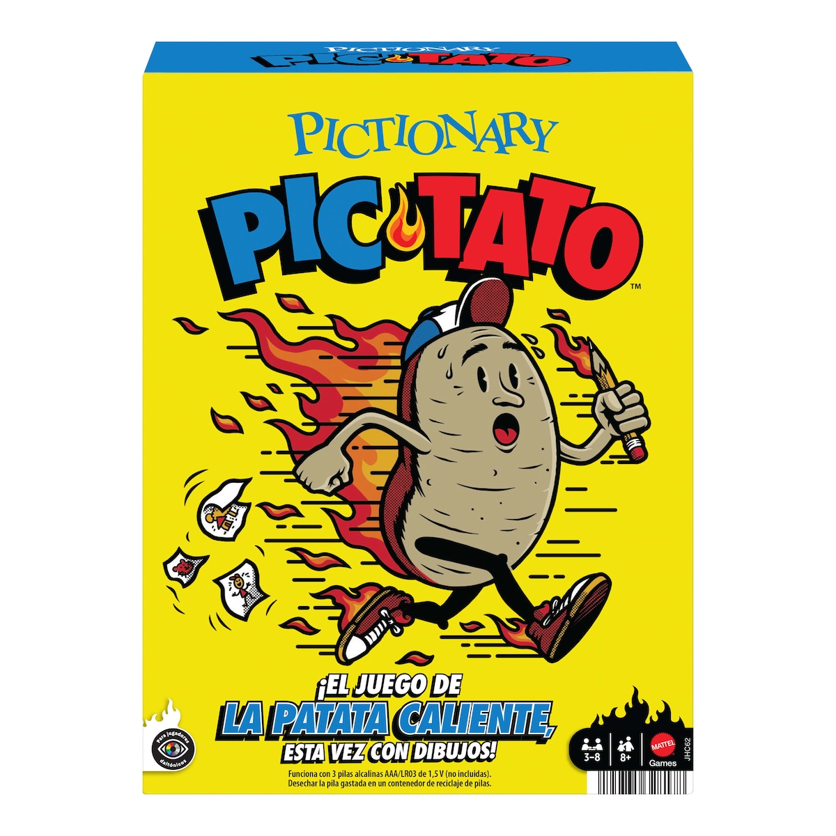 Juego de mesa Pictionary Pic-tato en español Mattel Games 6
