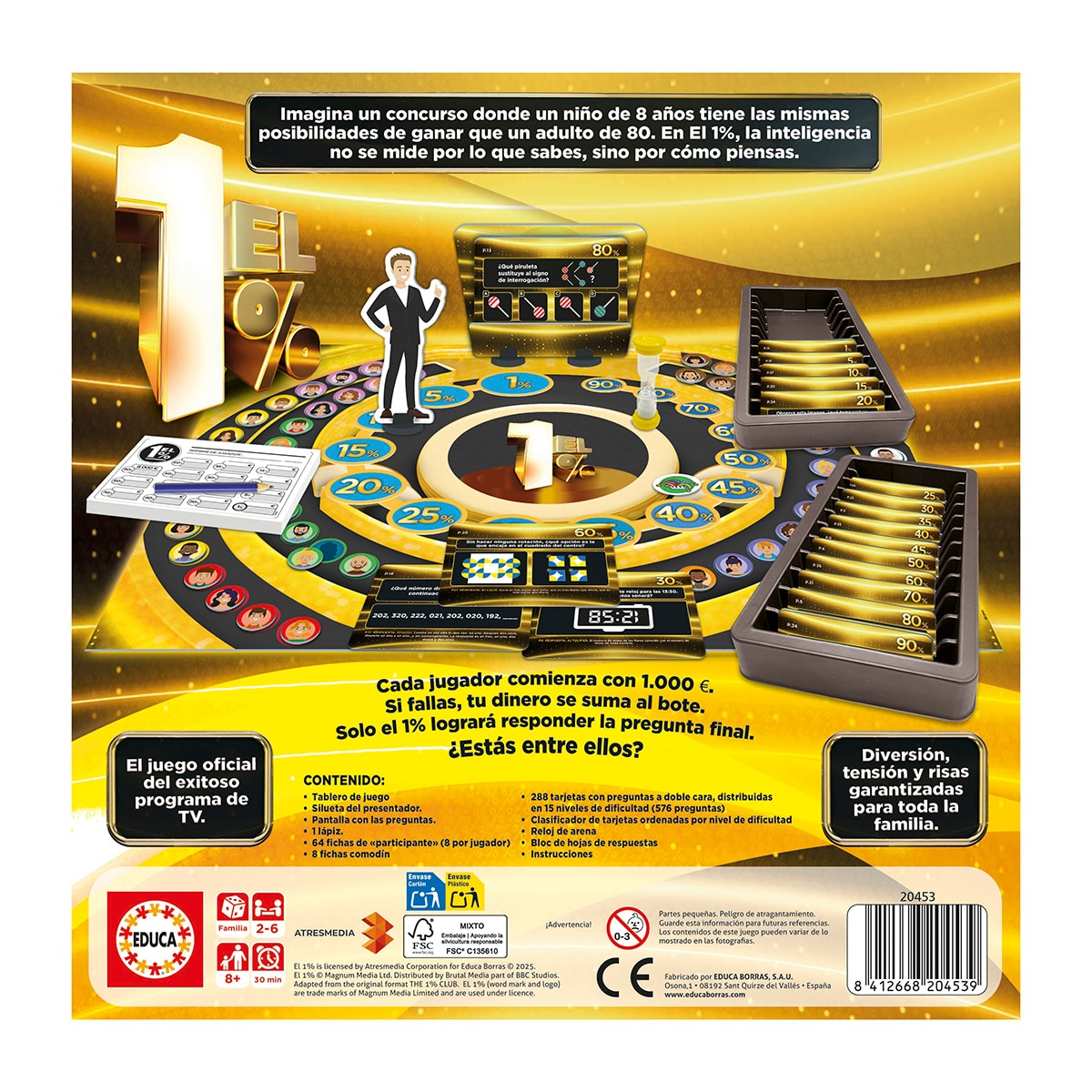 Juego de Mesa EL 1% Educa 4