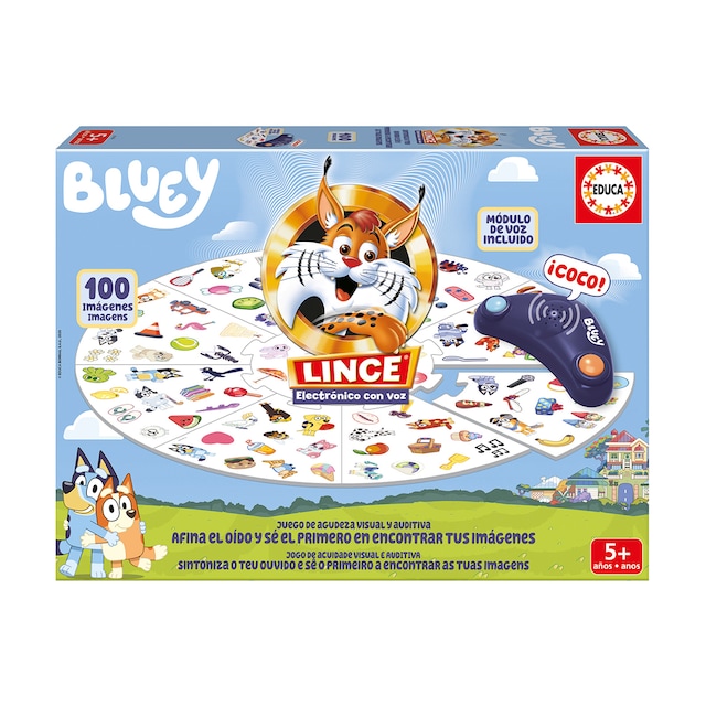 Imagen 0 de Juegos de Mesa Lince Electrónico Bluey Educa